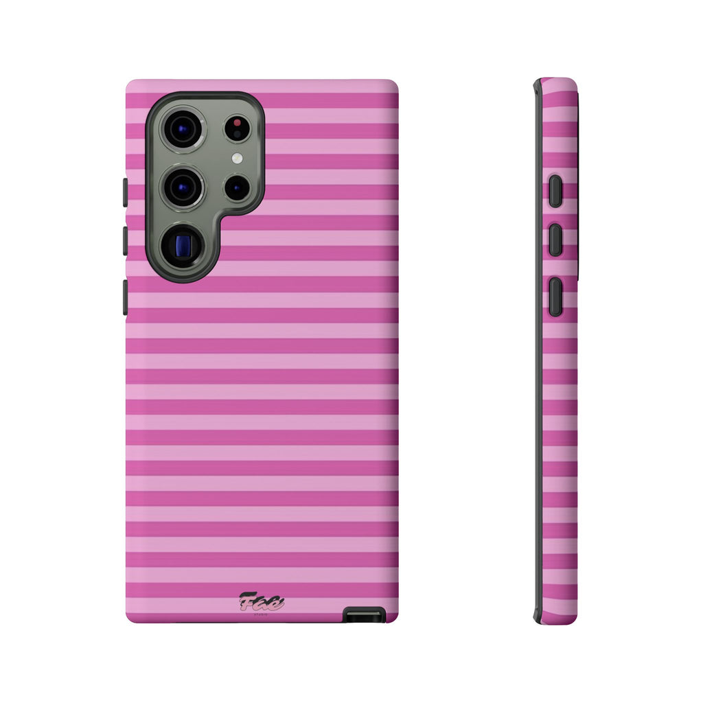 Pink striped case