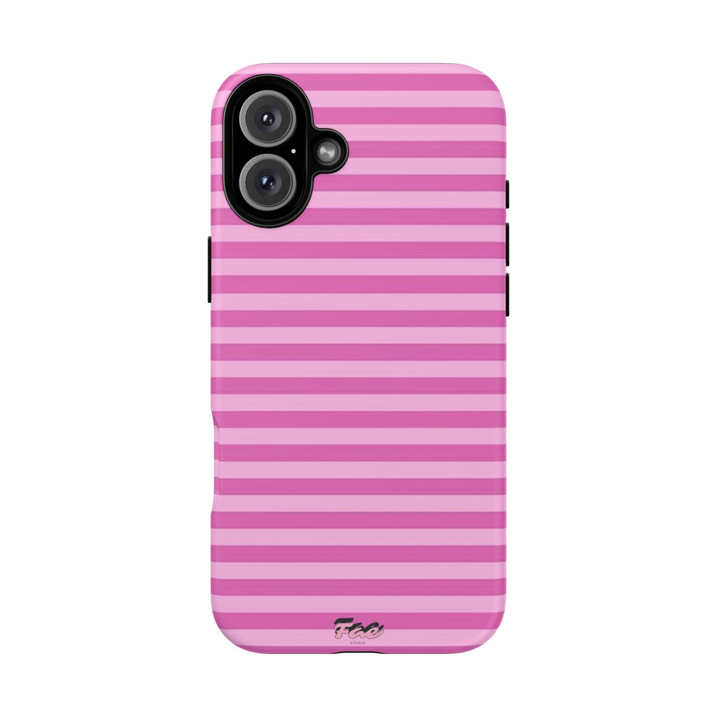 Pink striped case
