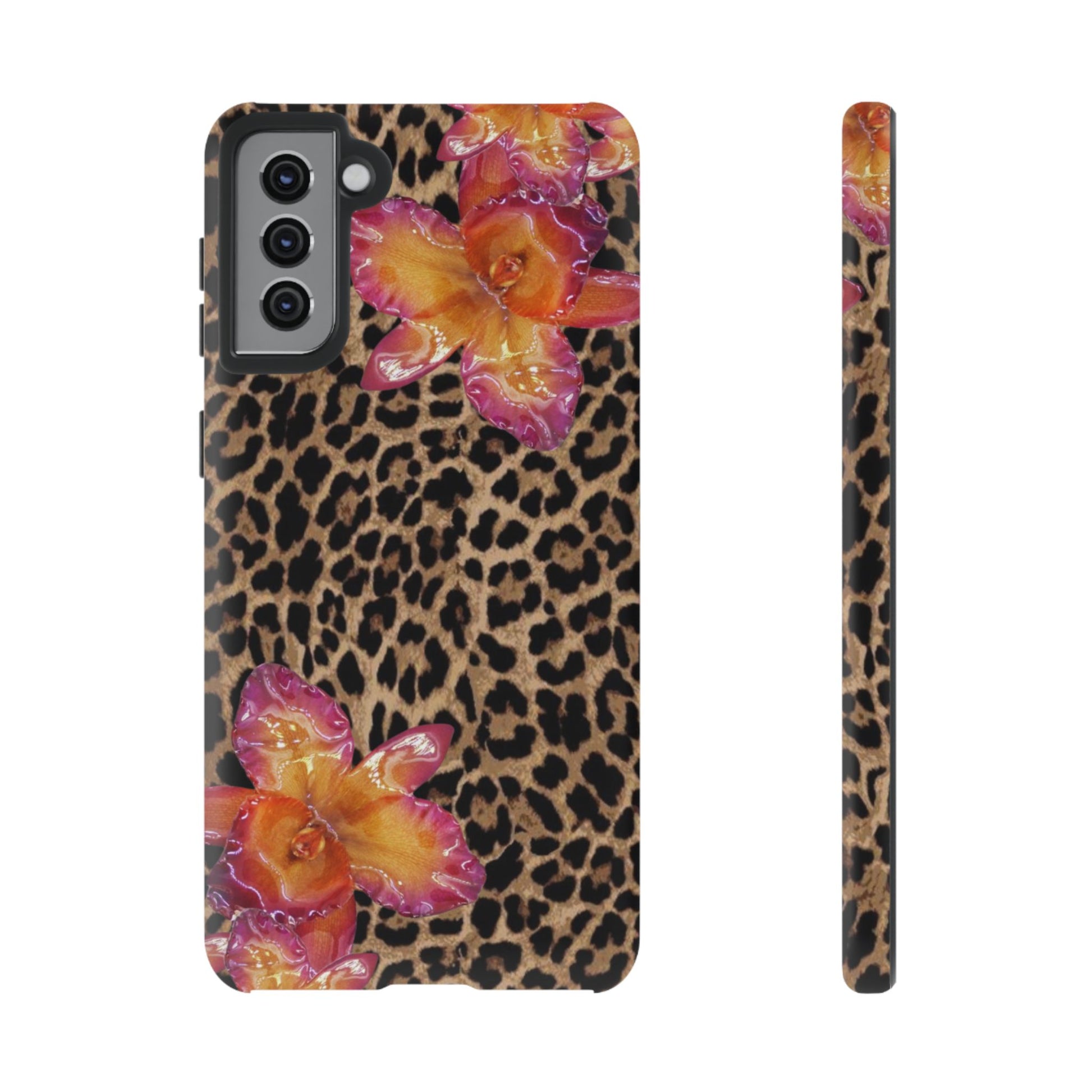 Leopard flower case