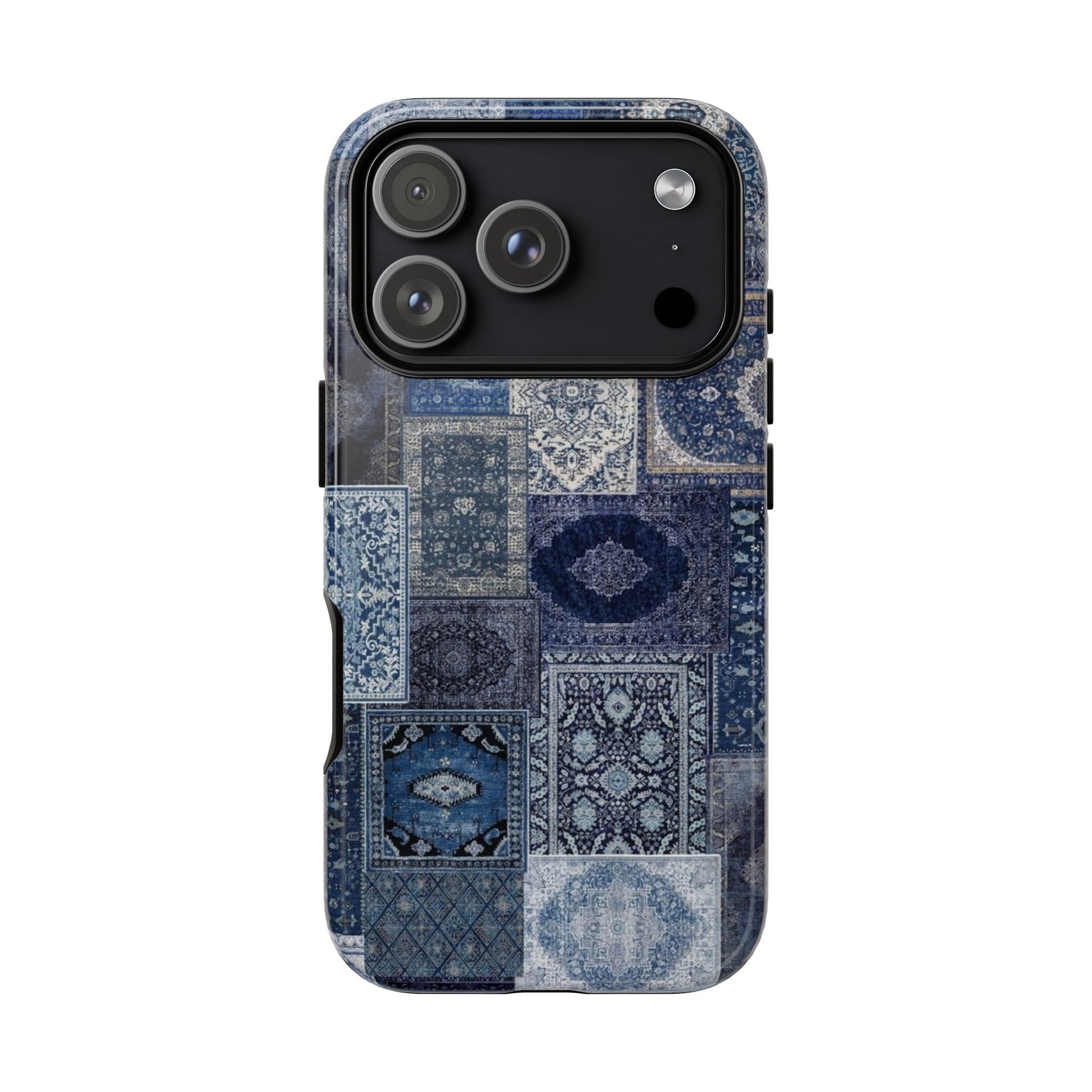 Blue Persian Rug Case (collage)