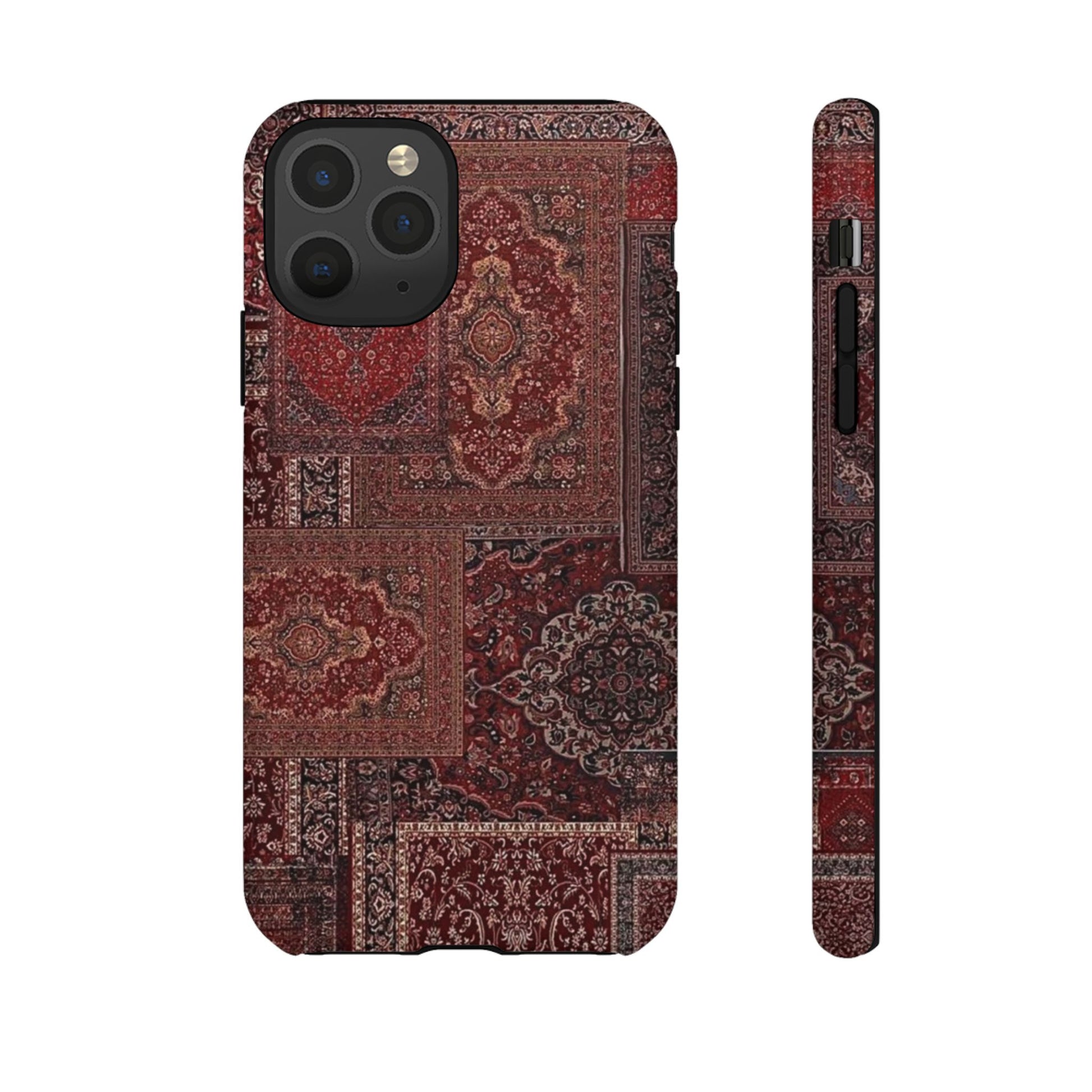 Red Persian Rug Case (collage)