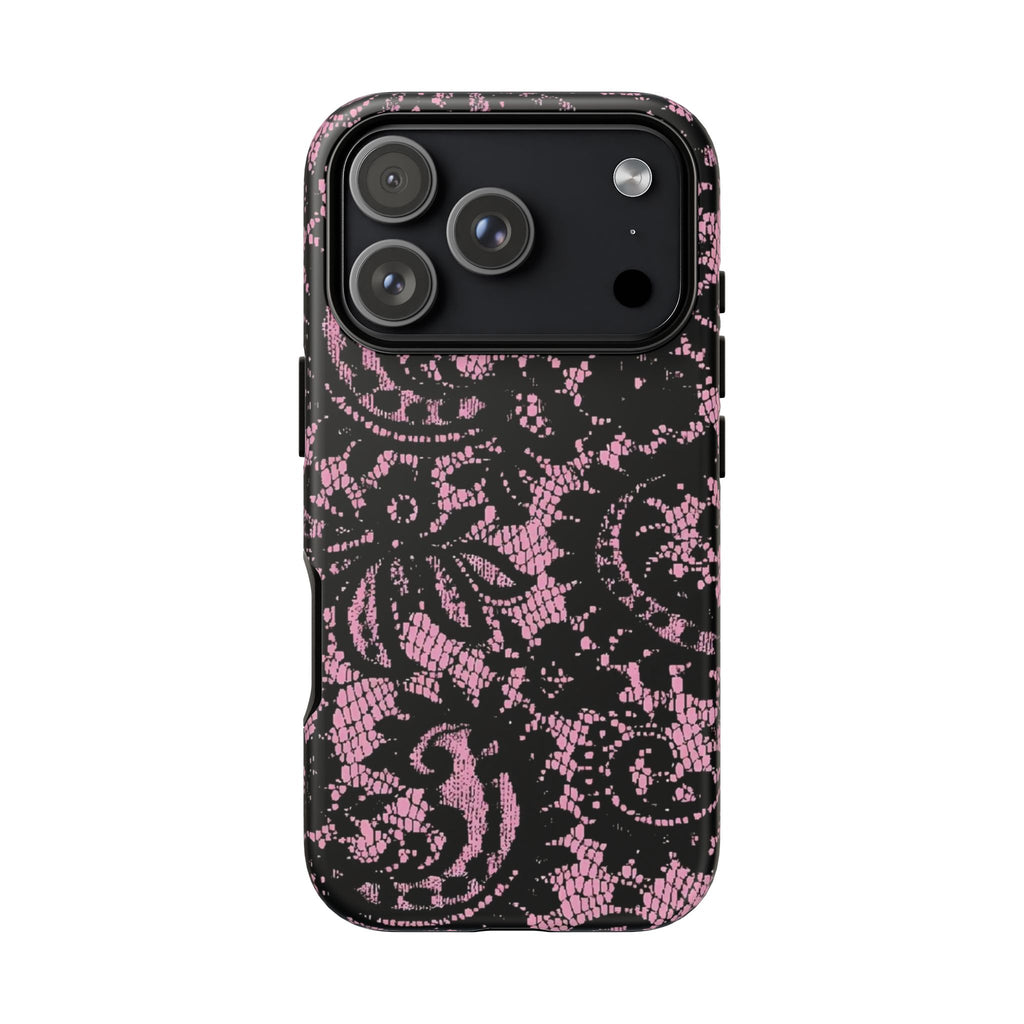 Pink lace case