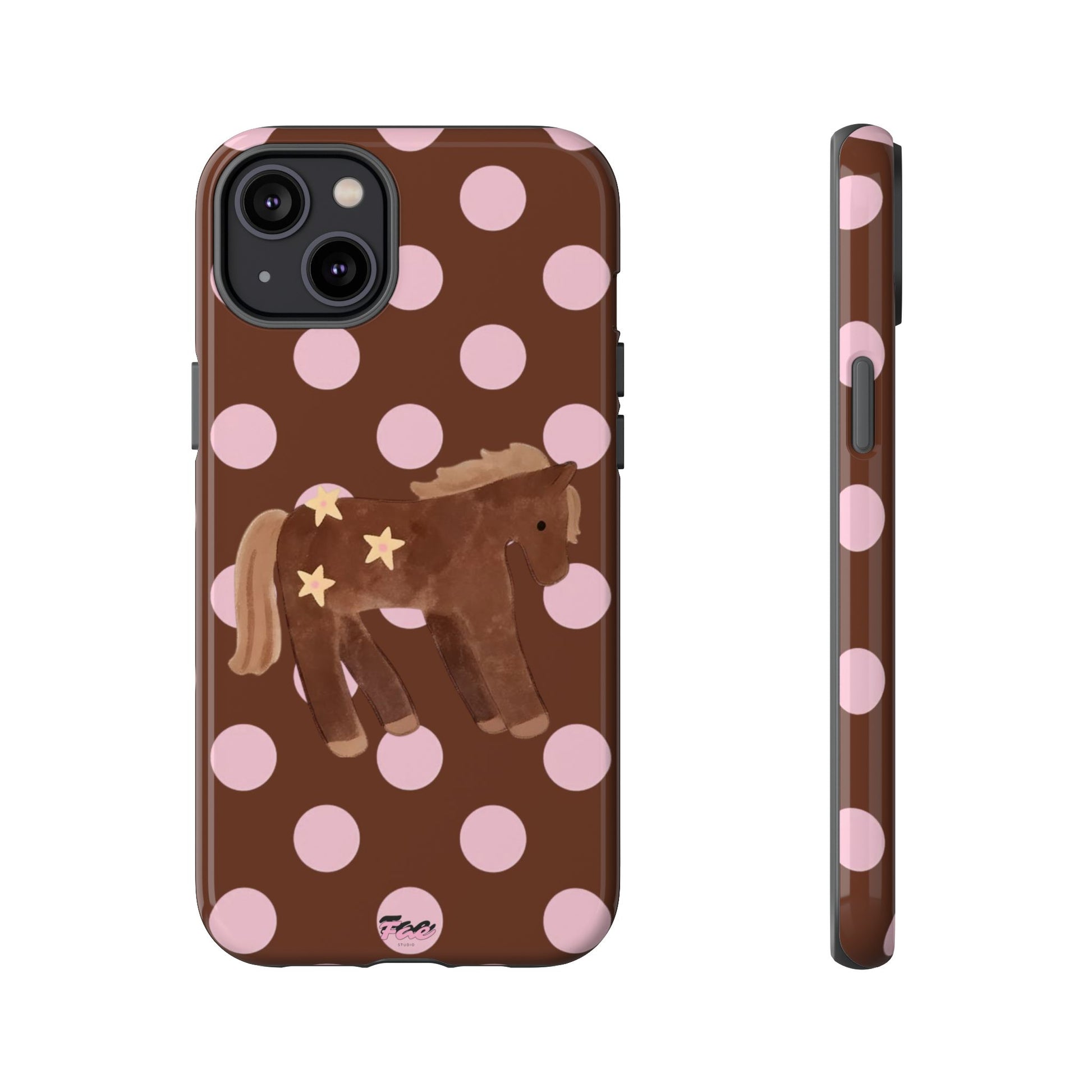 The horse year  case (brown)
