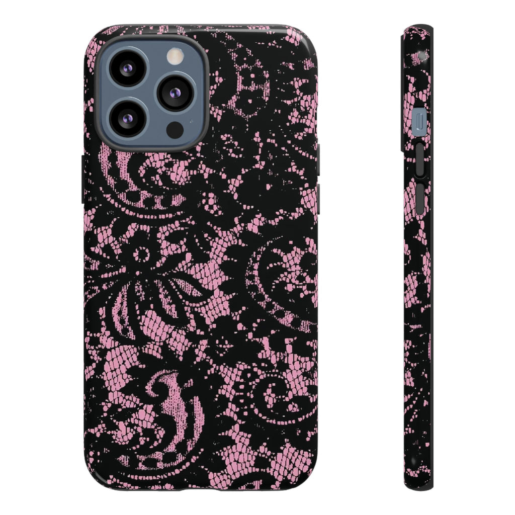 Pink lace case