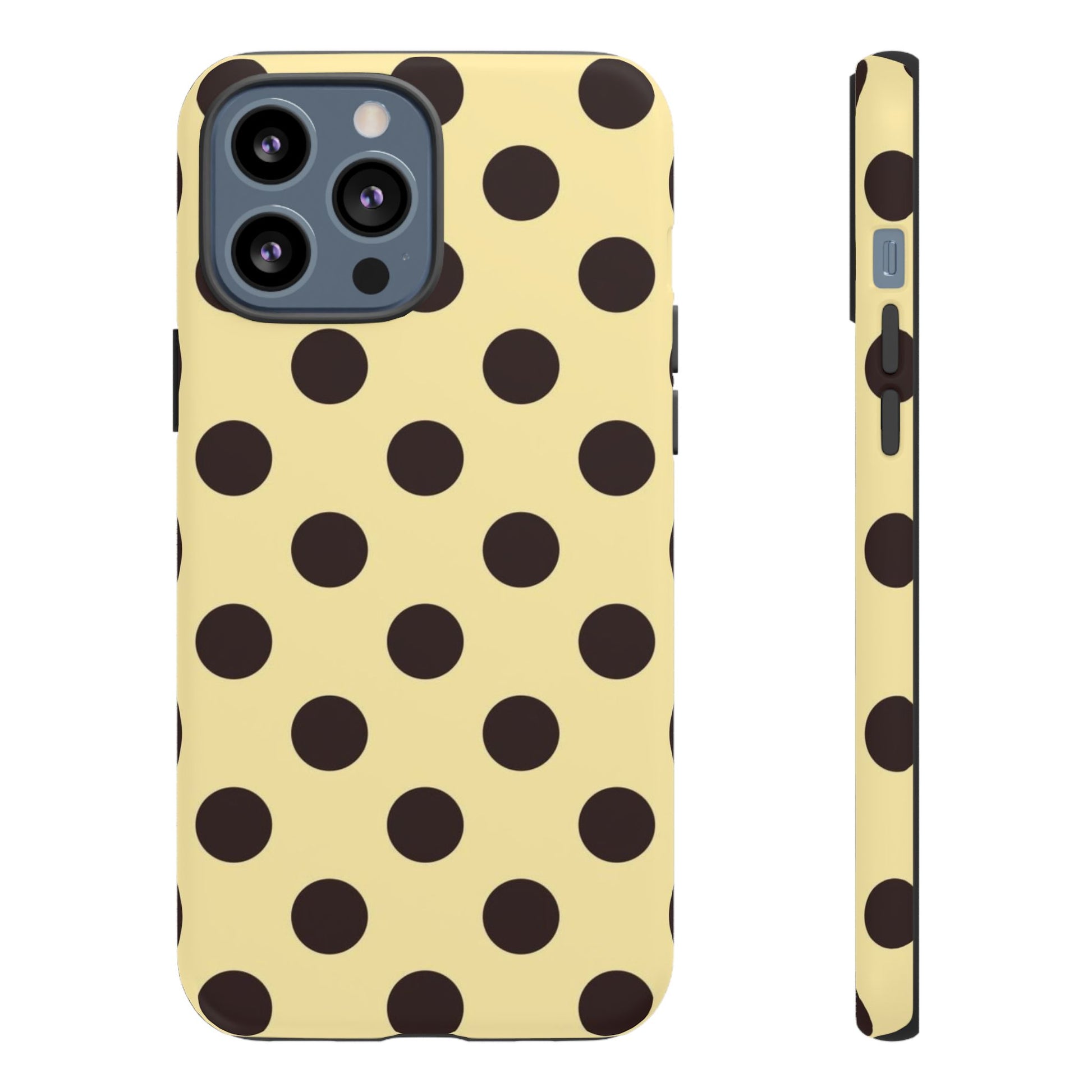 Yellow polka dot  case