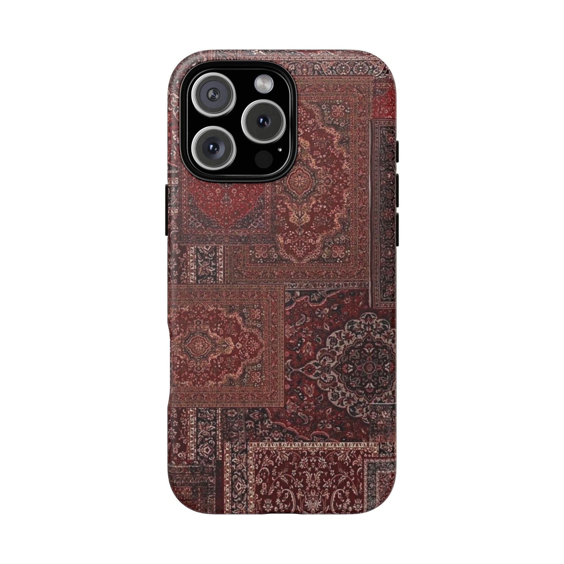 Red Persian Rug Case (collage)