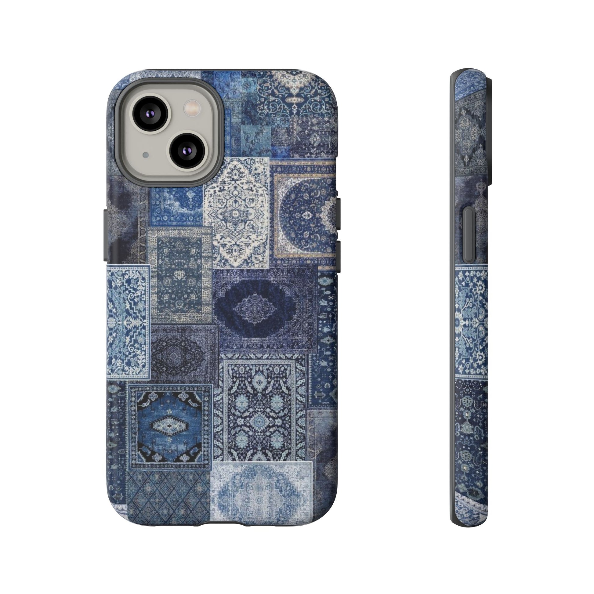Blue Persian Rug Case (collage)
