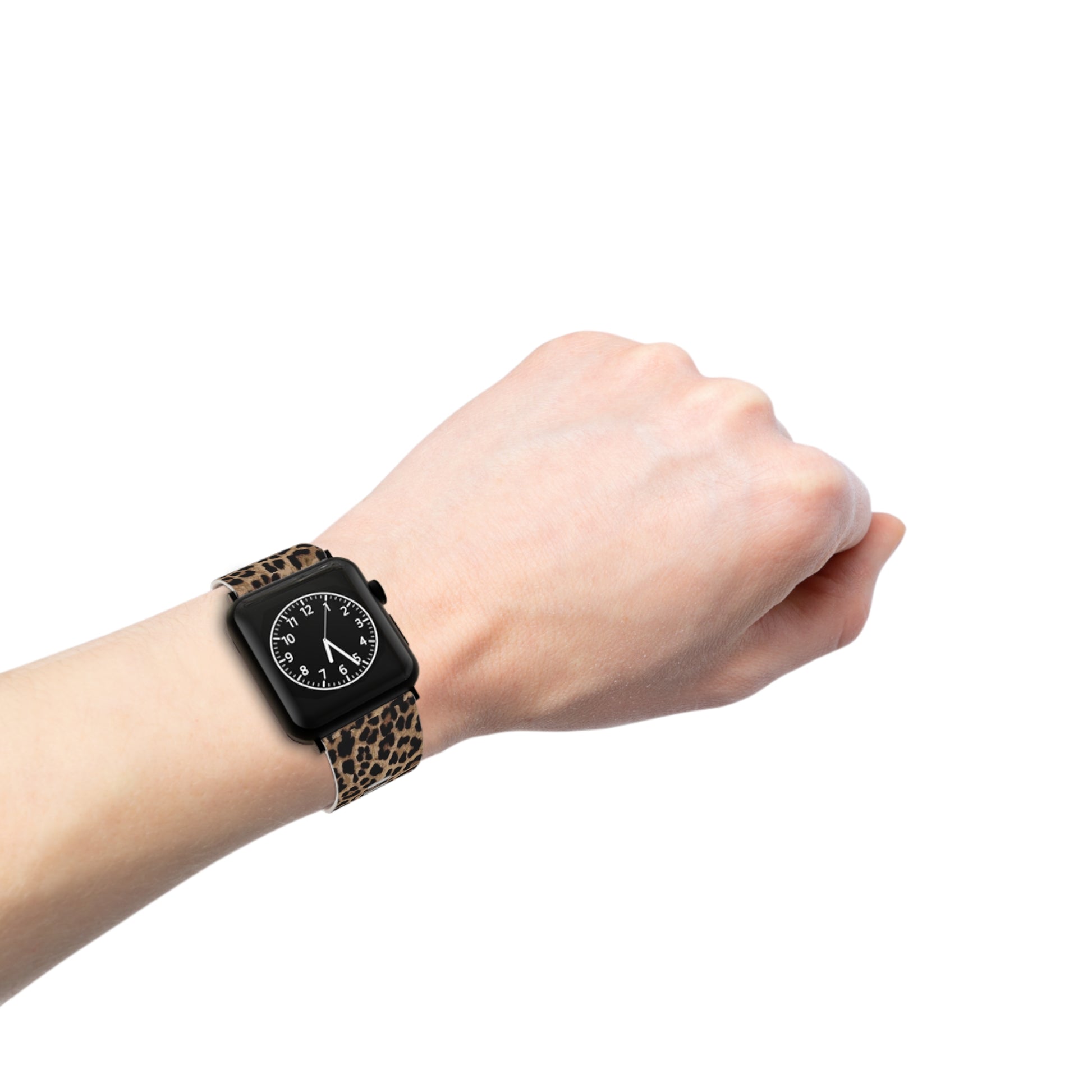 Leopard print watch band
