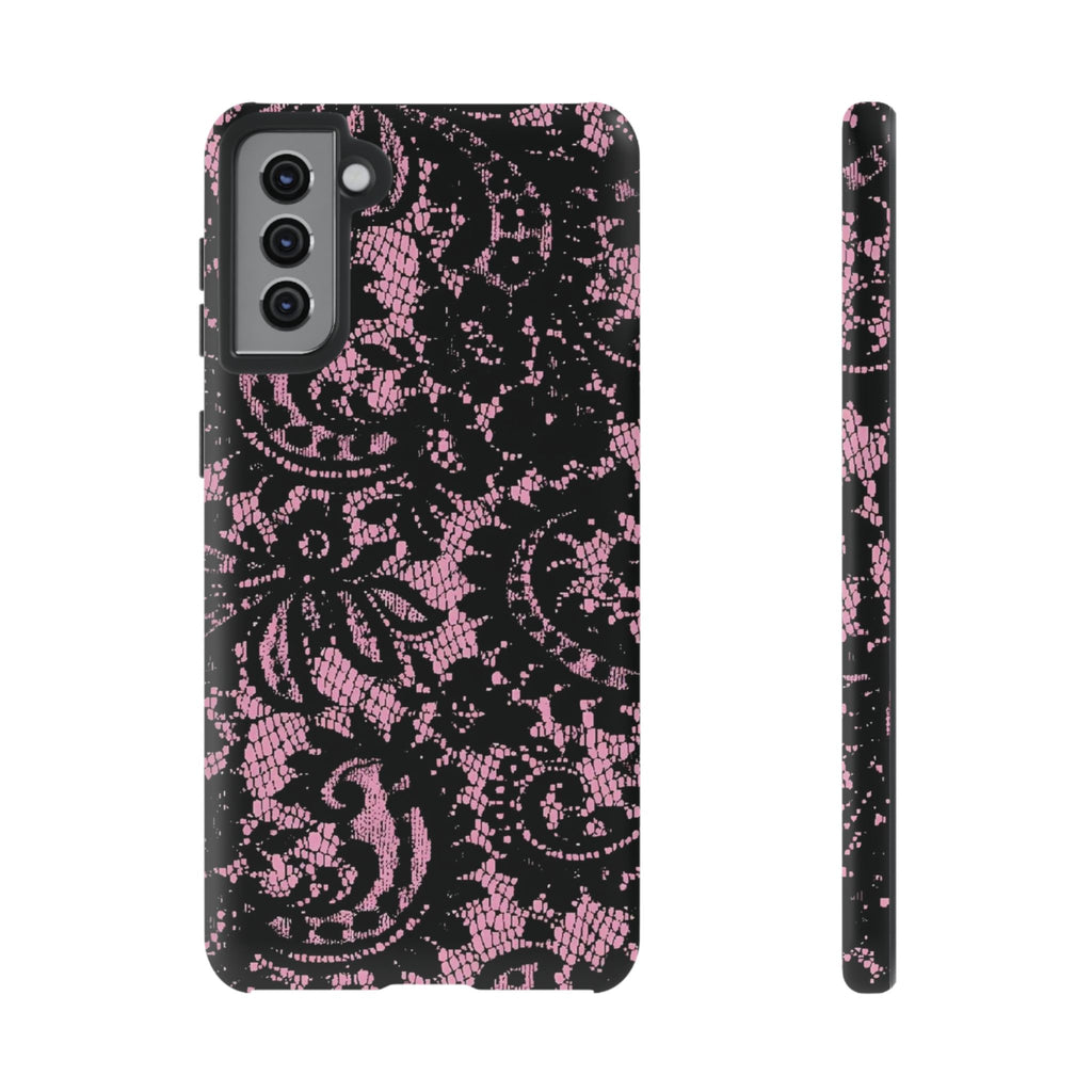 Pink lace case