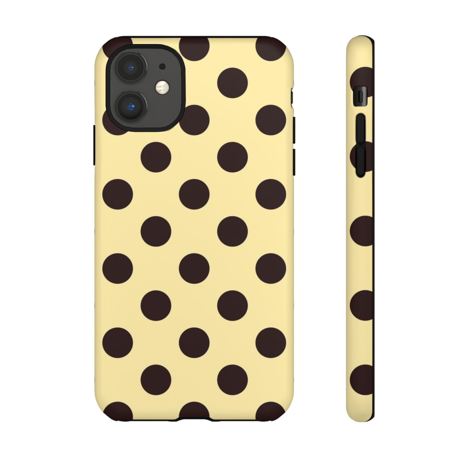 Yellow polka dot  case