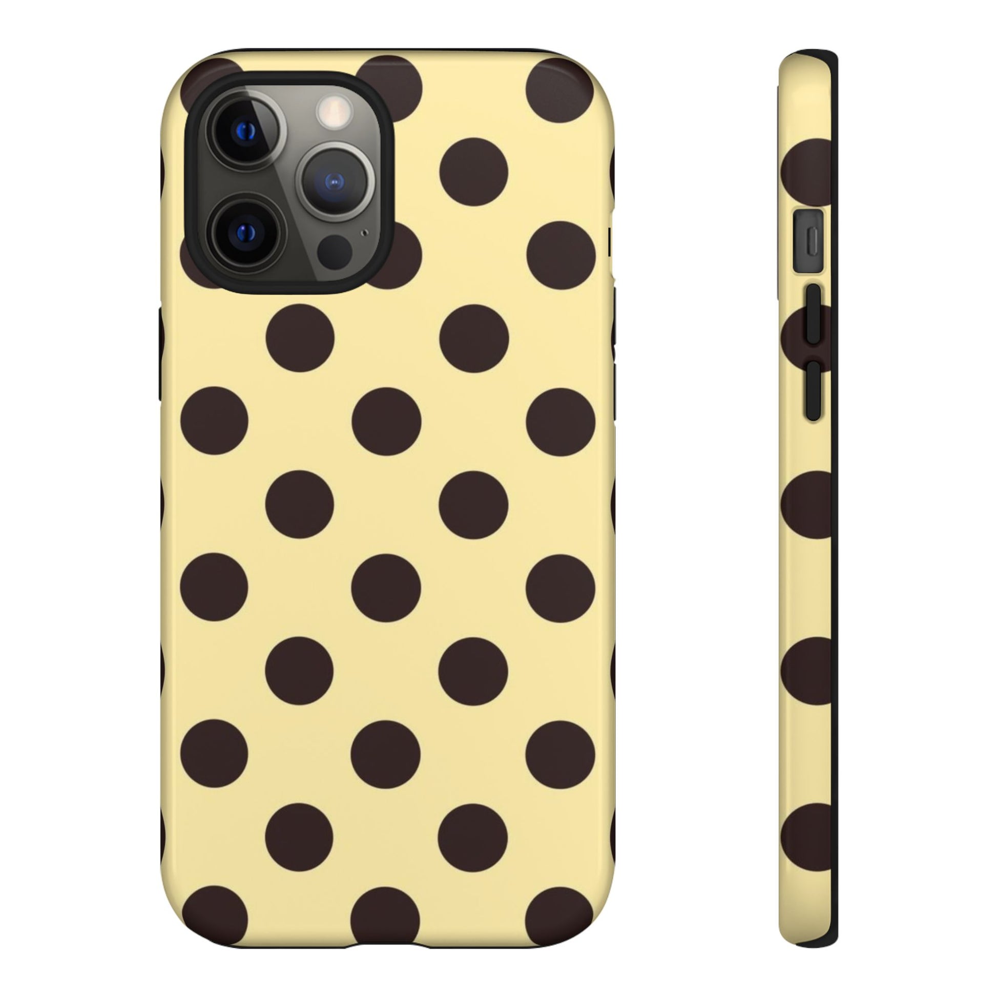 Yellow polka dot  case