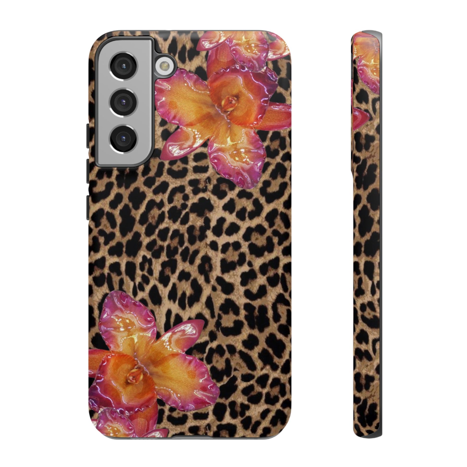 Leopard flower case