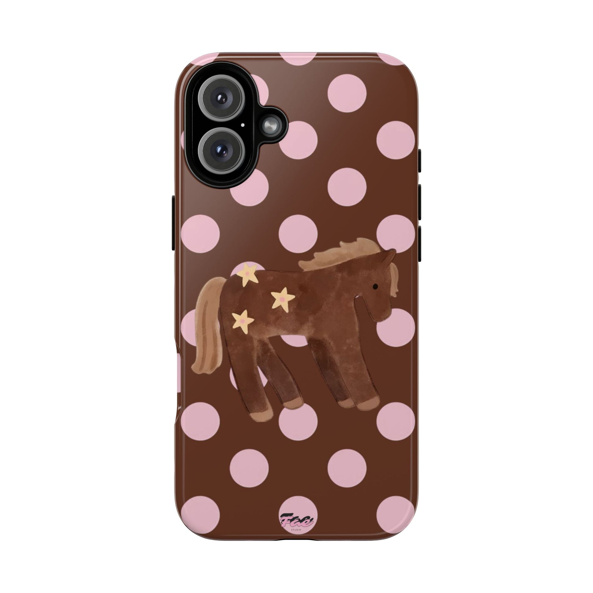 The horse year  case (brown)