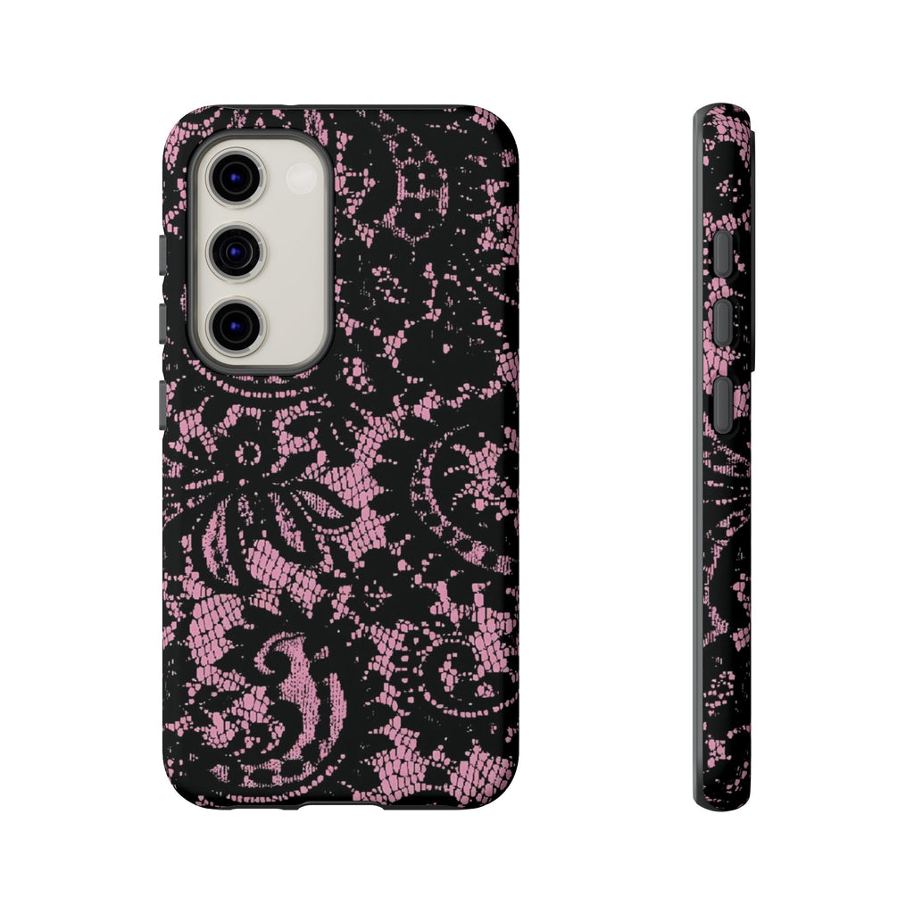 Pink lace case