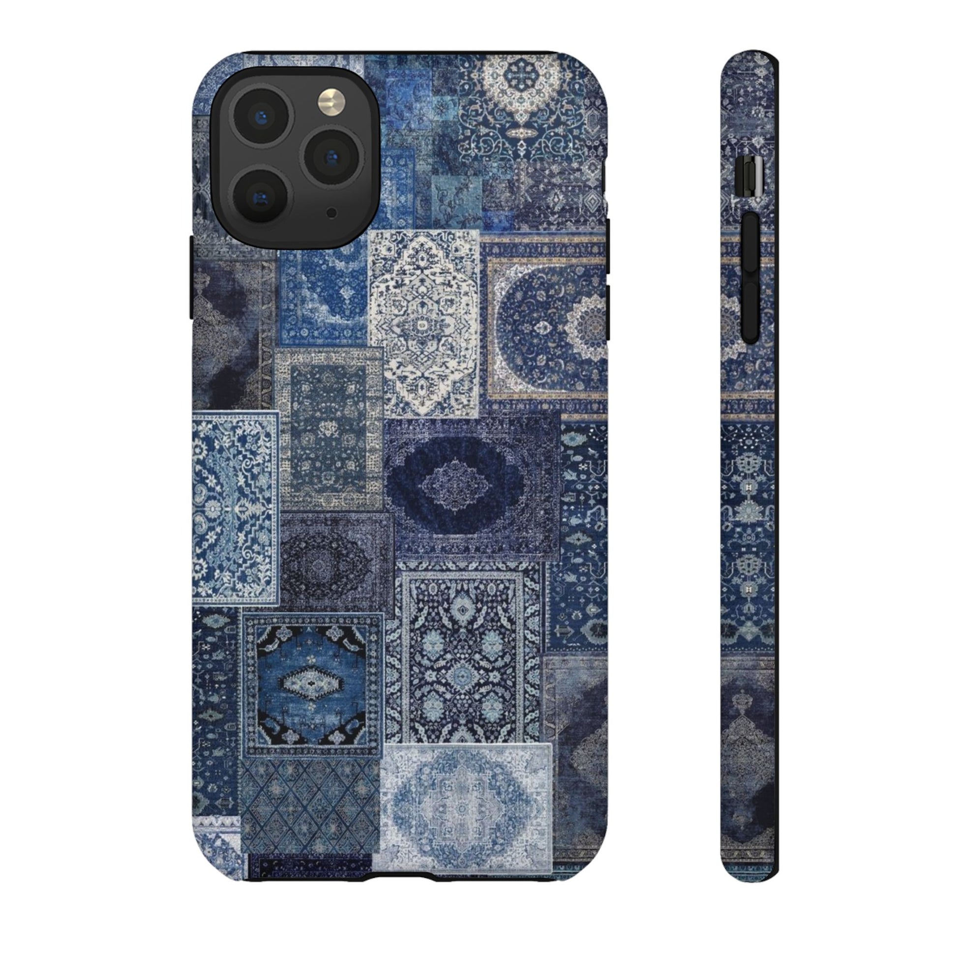 Blue Persian Rug Case (collage)
