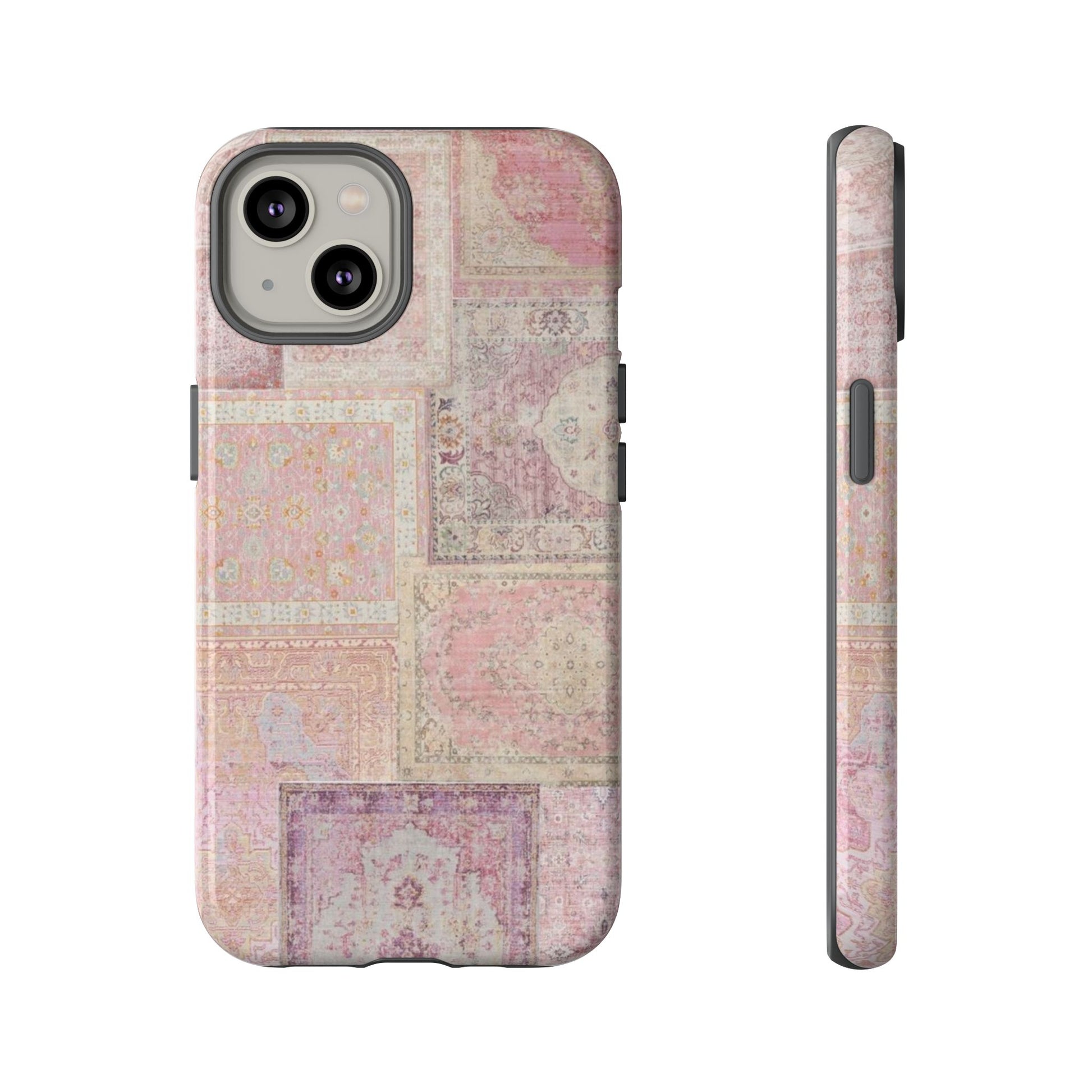 Pink Persian Rug Case (collage)