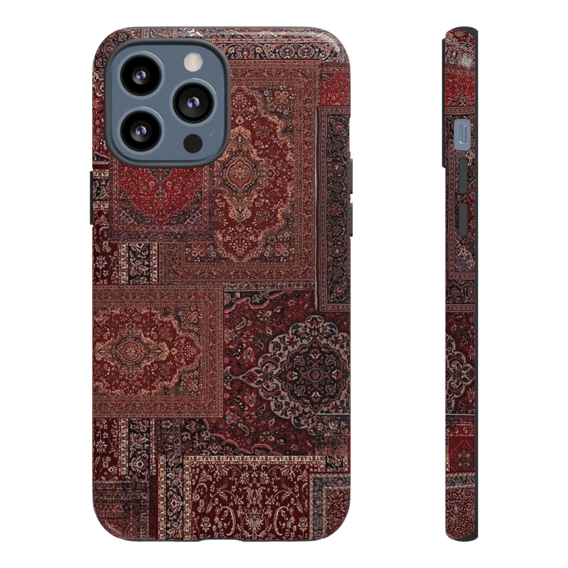 Red Persian Rug Case (collage)
