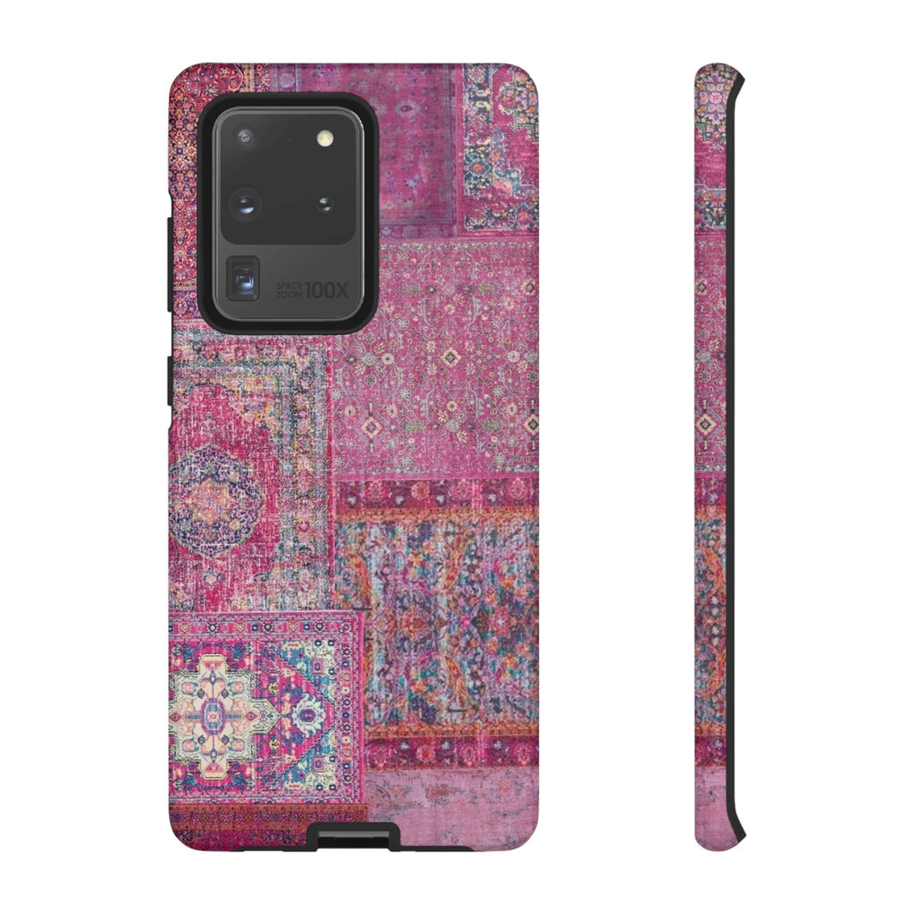 Dark Pink Persian Rug Case