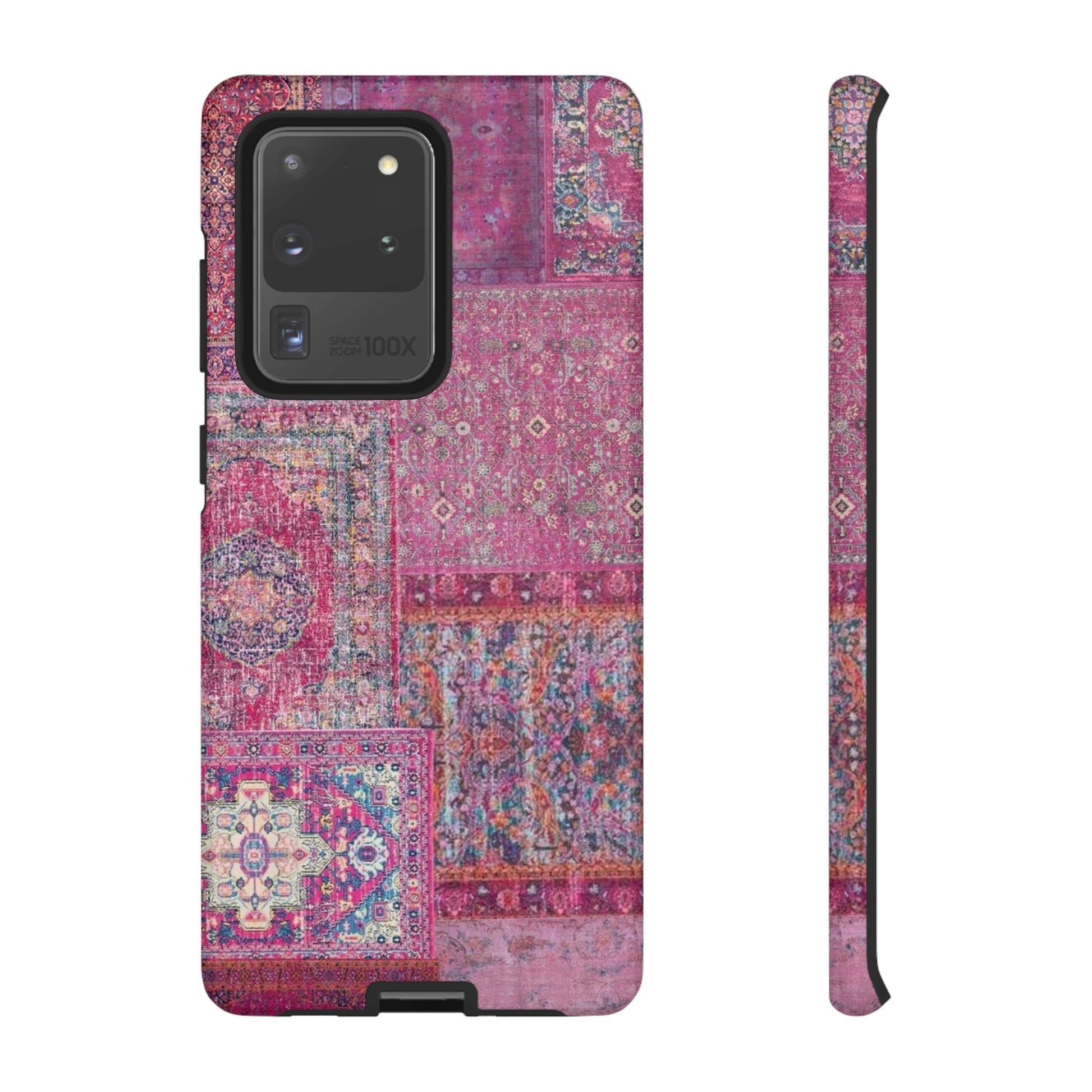Dark Pink Persian Rug Case