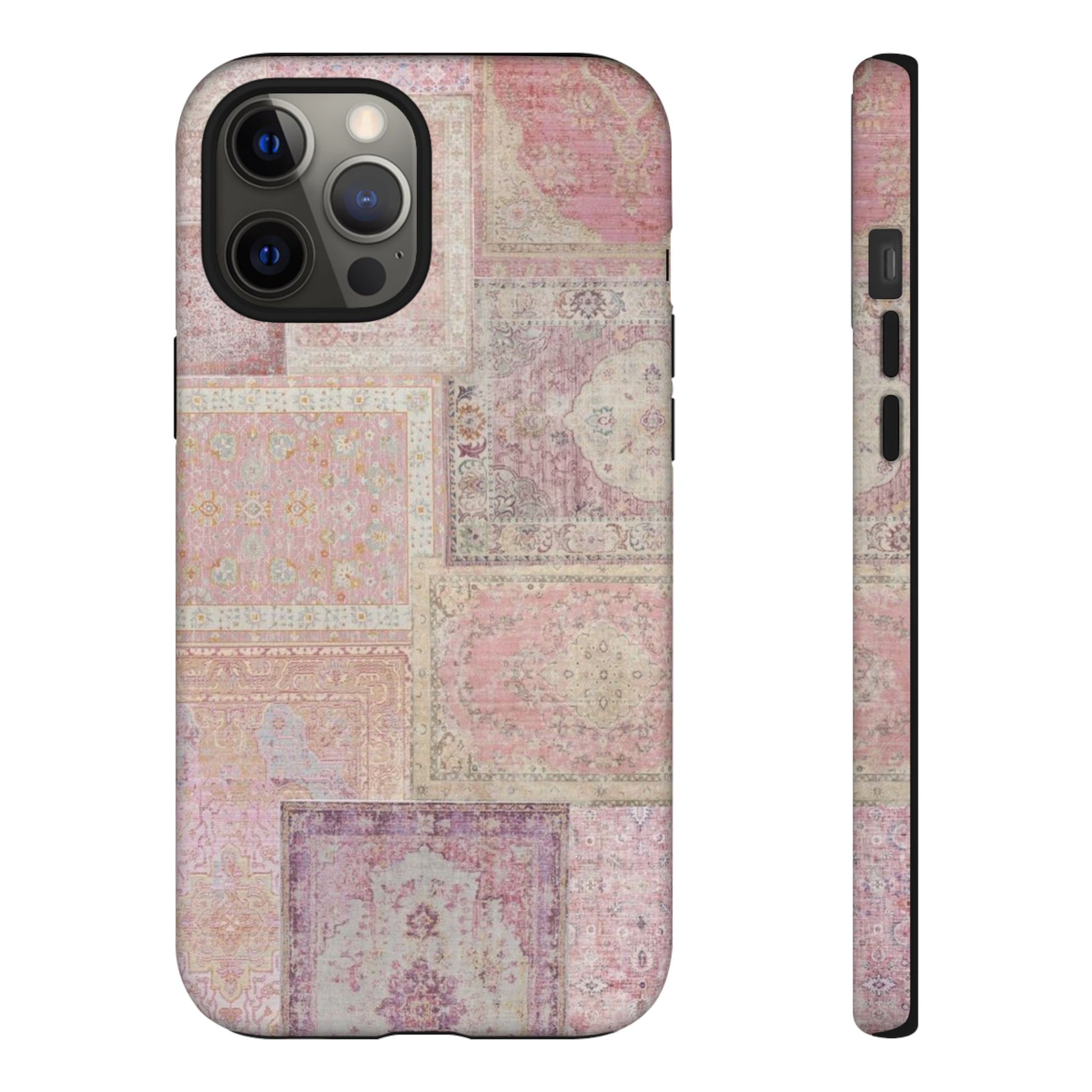 Pink Persian Rug Case (collage)