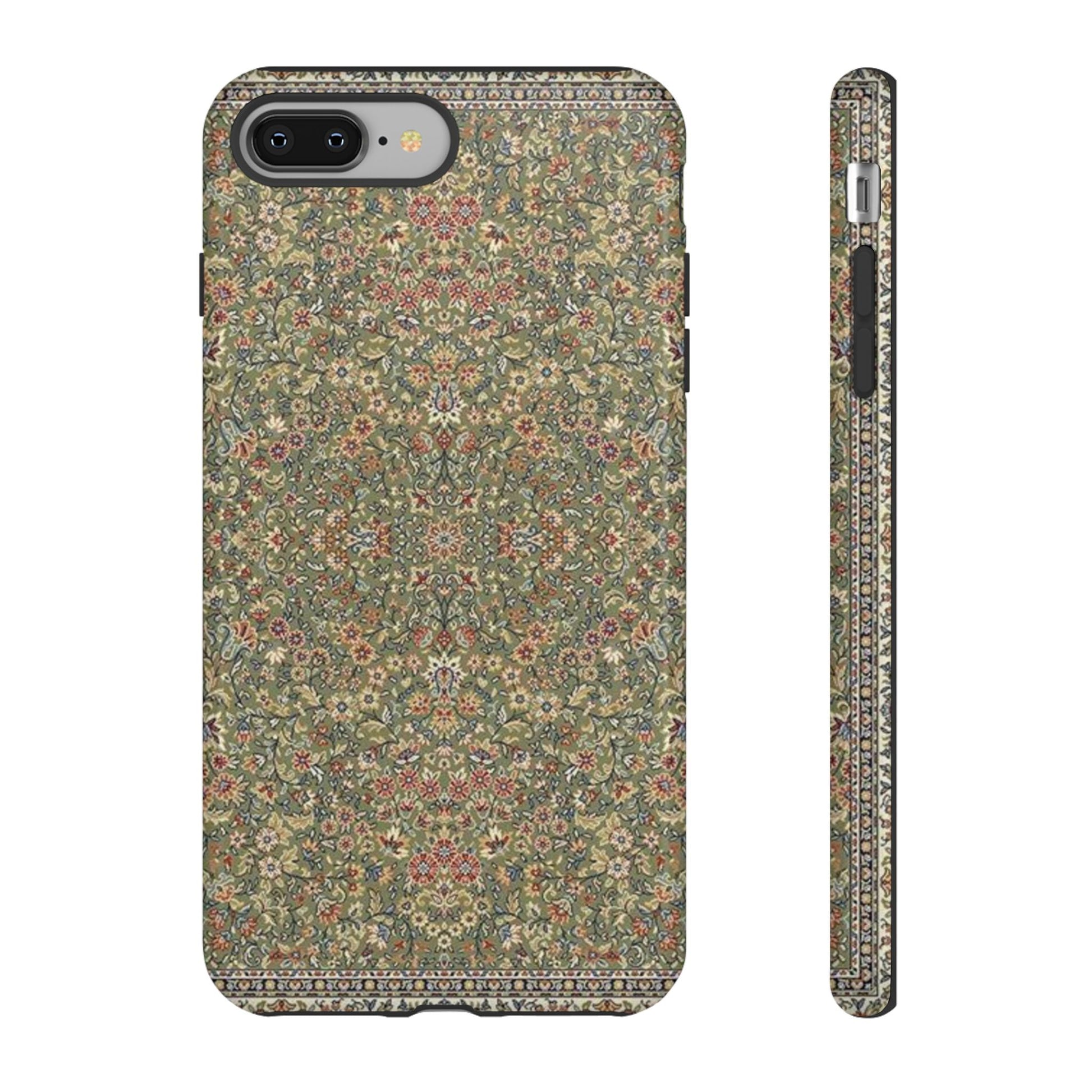 Green Persian Rug Case
