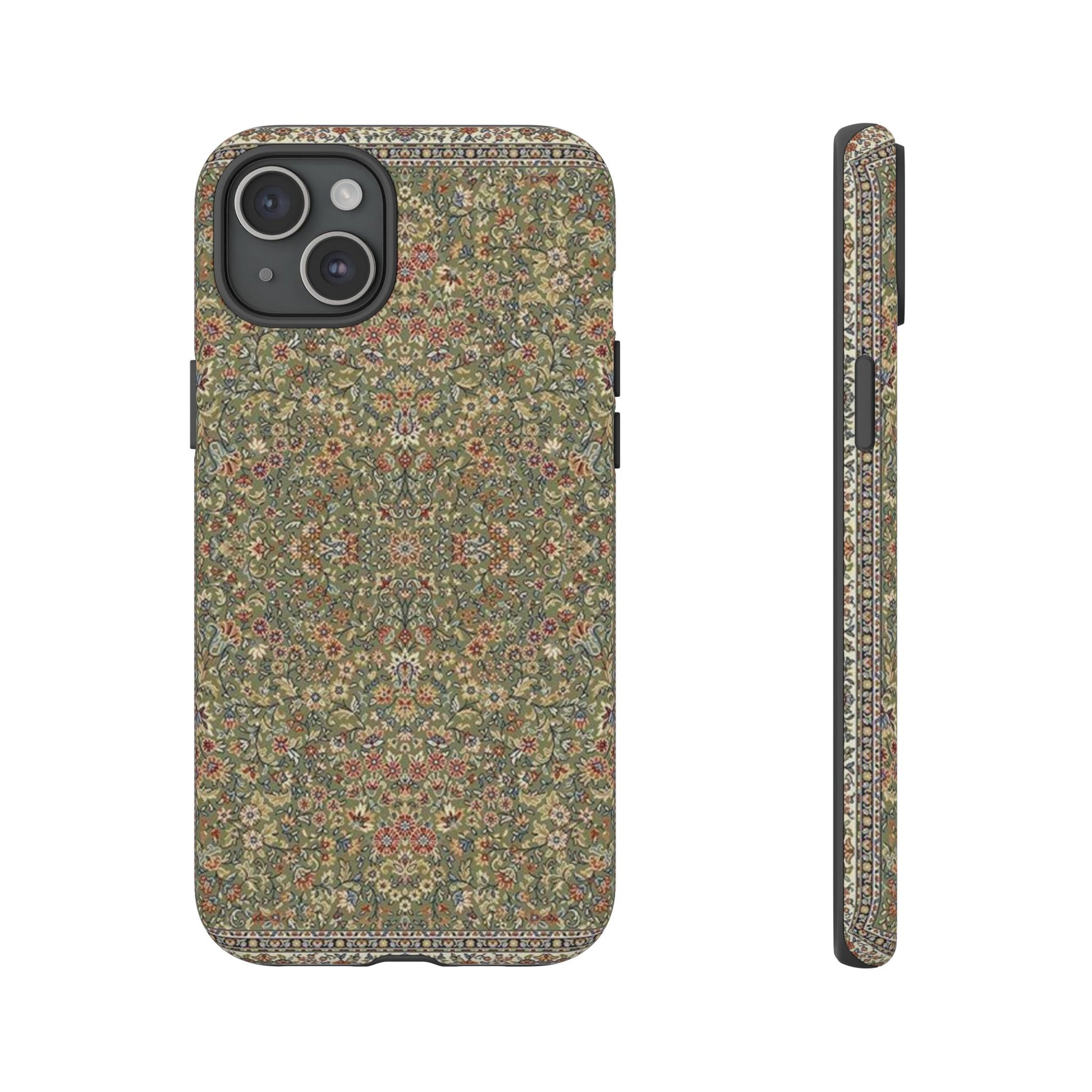 Green Persian Rug Case