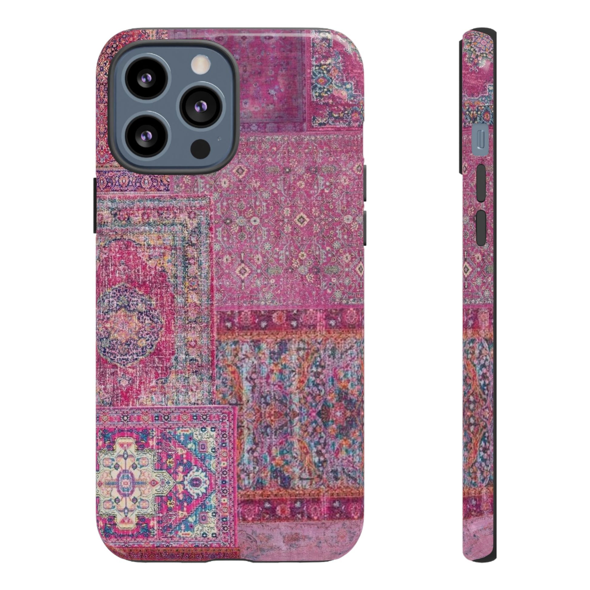 Dark Pink Persian Rug Case