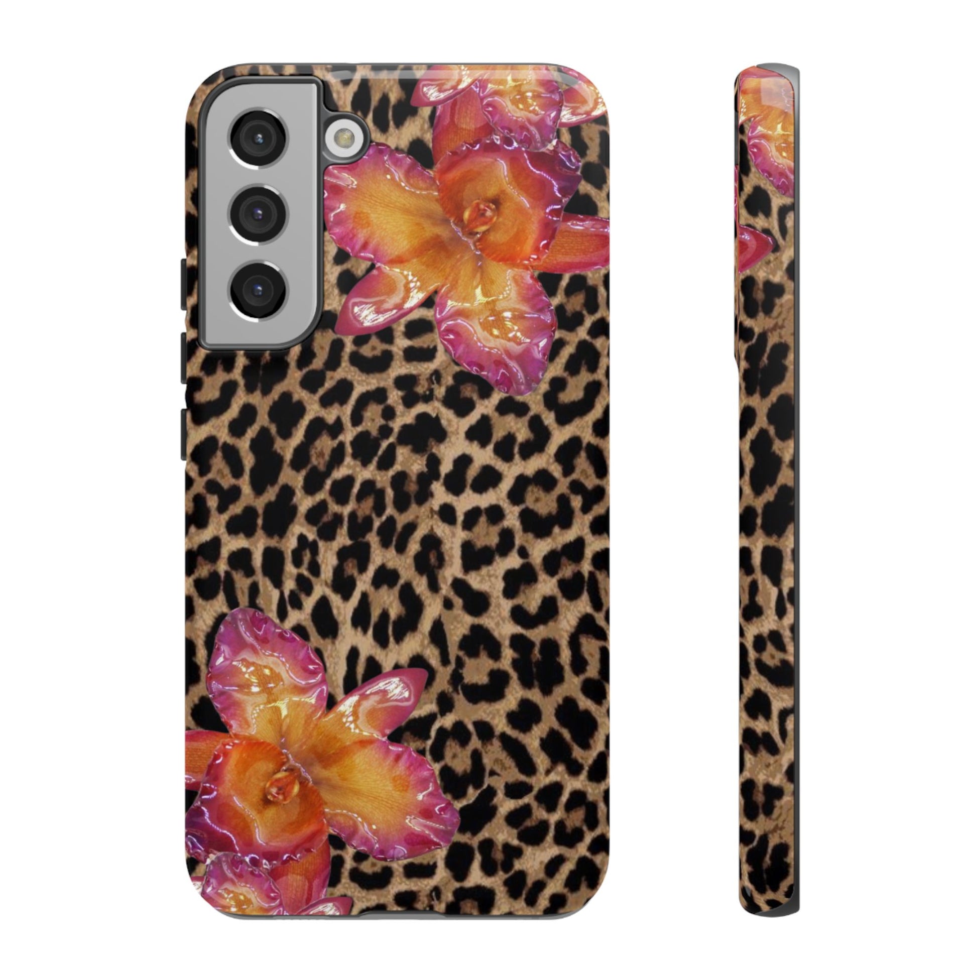 Leopard flower case