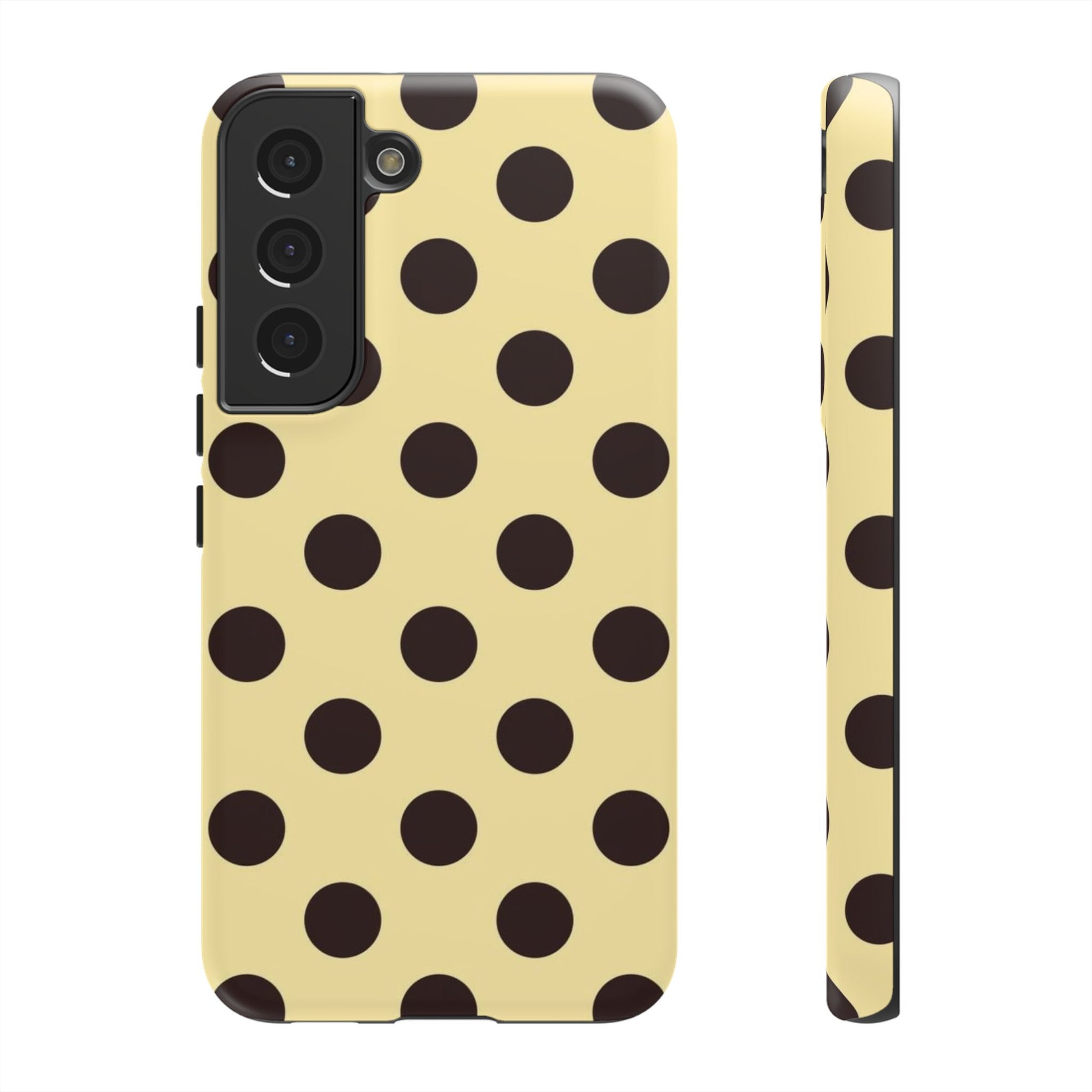Yellow polka dot  case