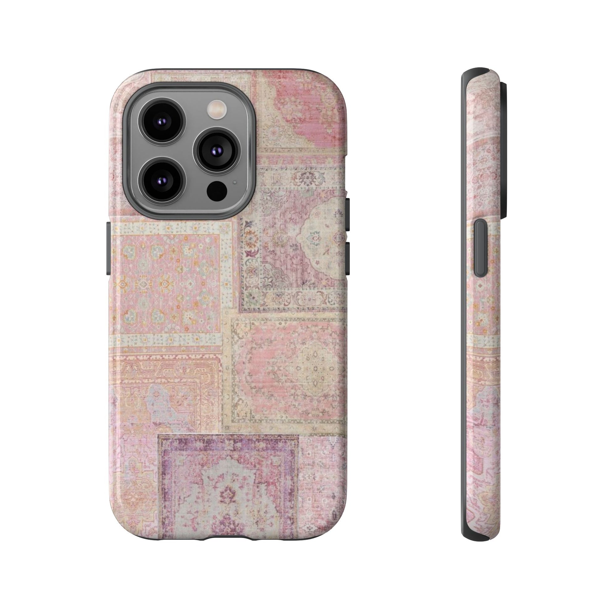 Pink Persian Rug Case (collage)