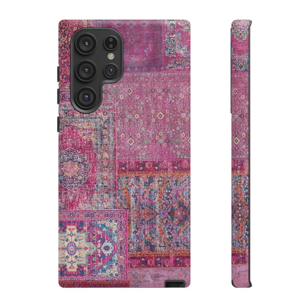 Dark Pink Persian Rug Case