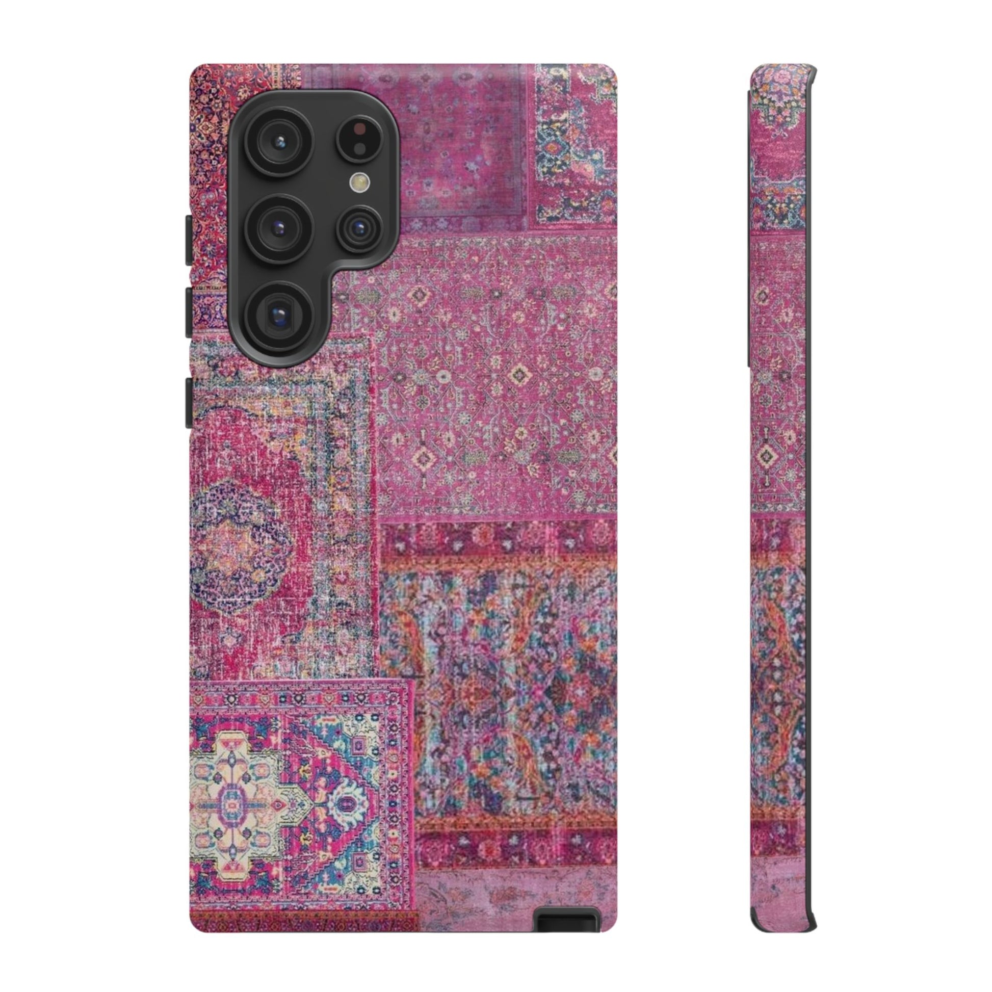 Dark Pink Persian Rug Case