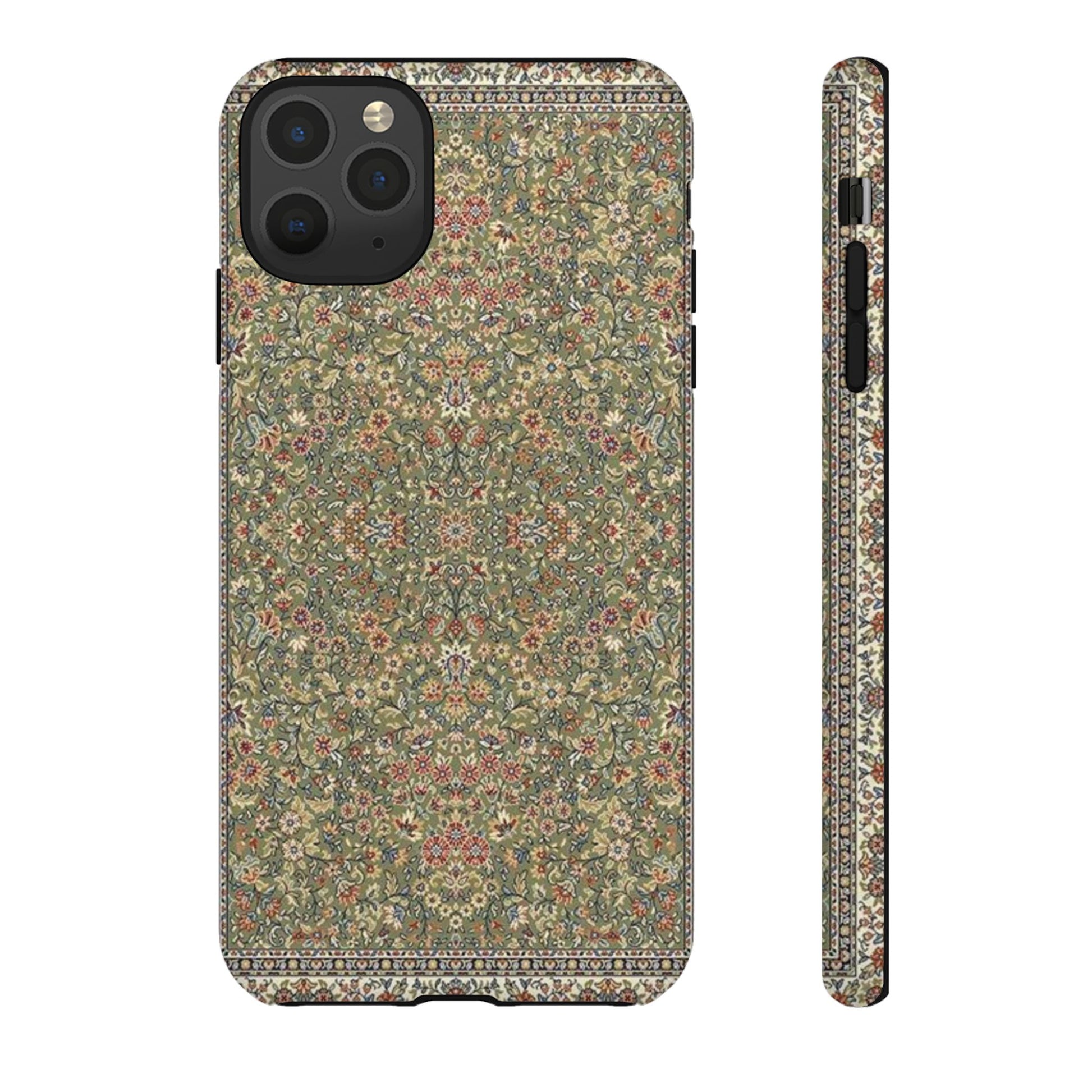 Green Persian Rug Case