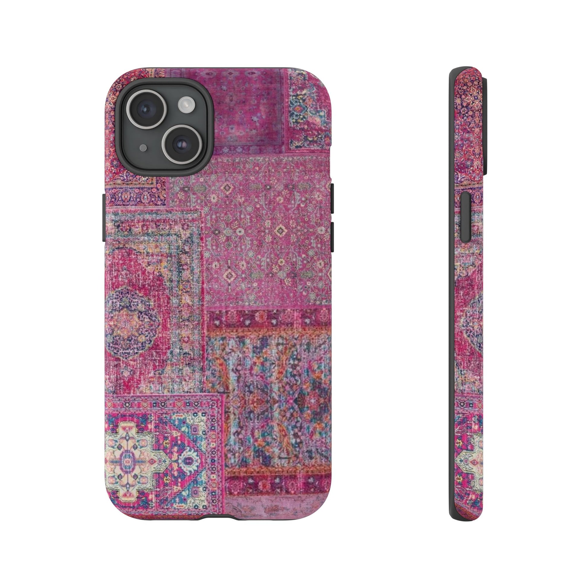 Dark Pink Persian Rug Case