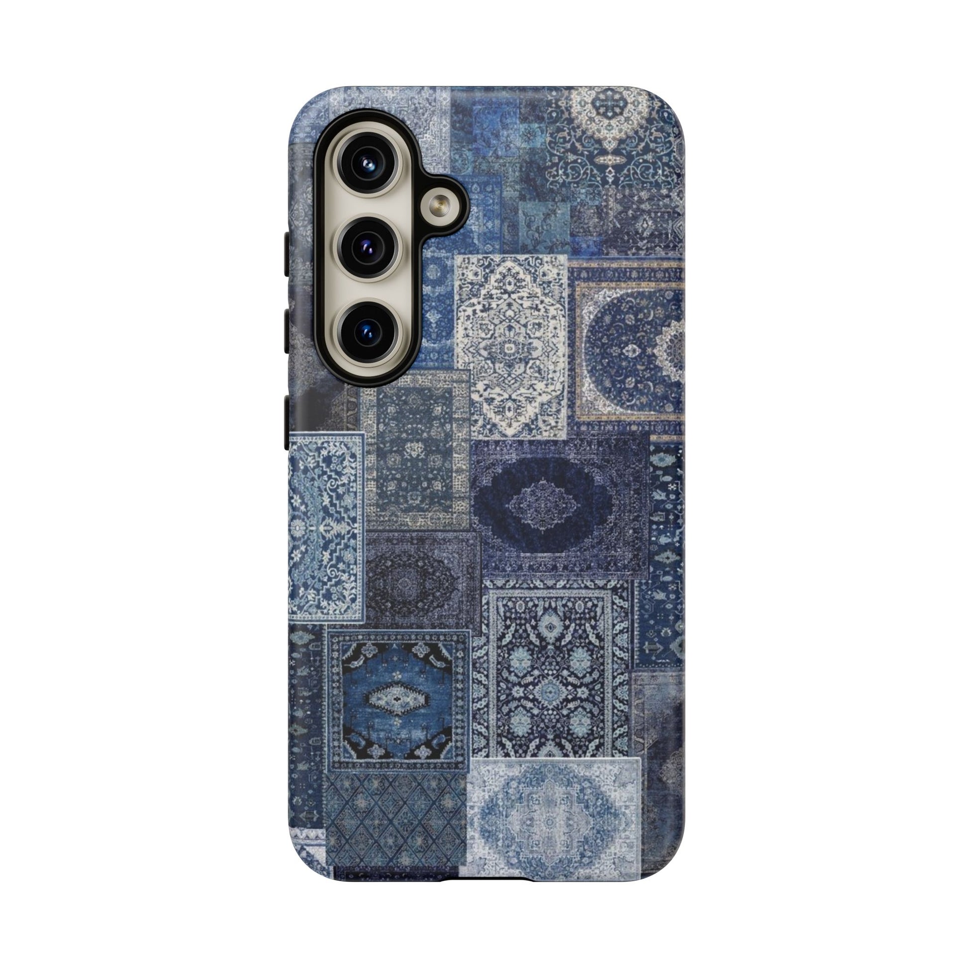 Blue Persian Rug Case (collage)