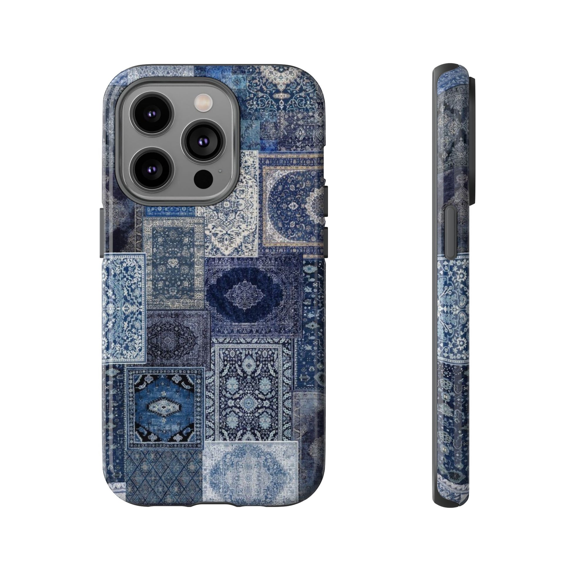 Blue Persian Rug Case (collage)