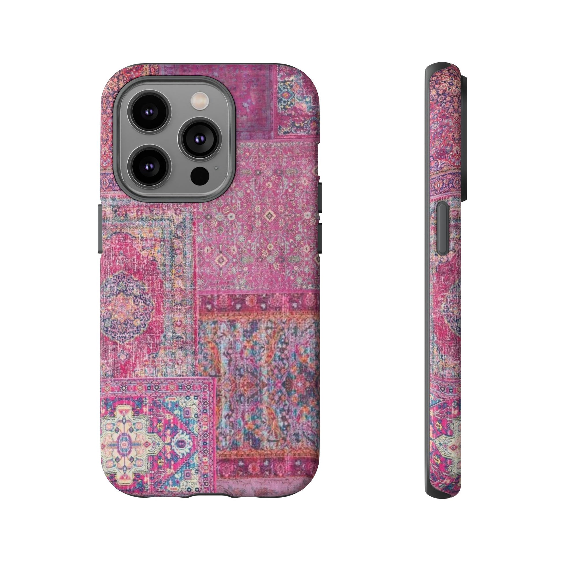 Dark Pink Persian Rug Case