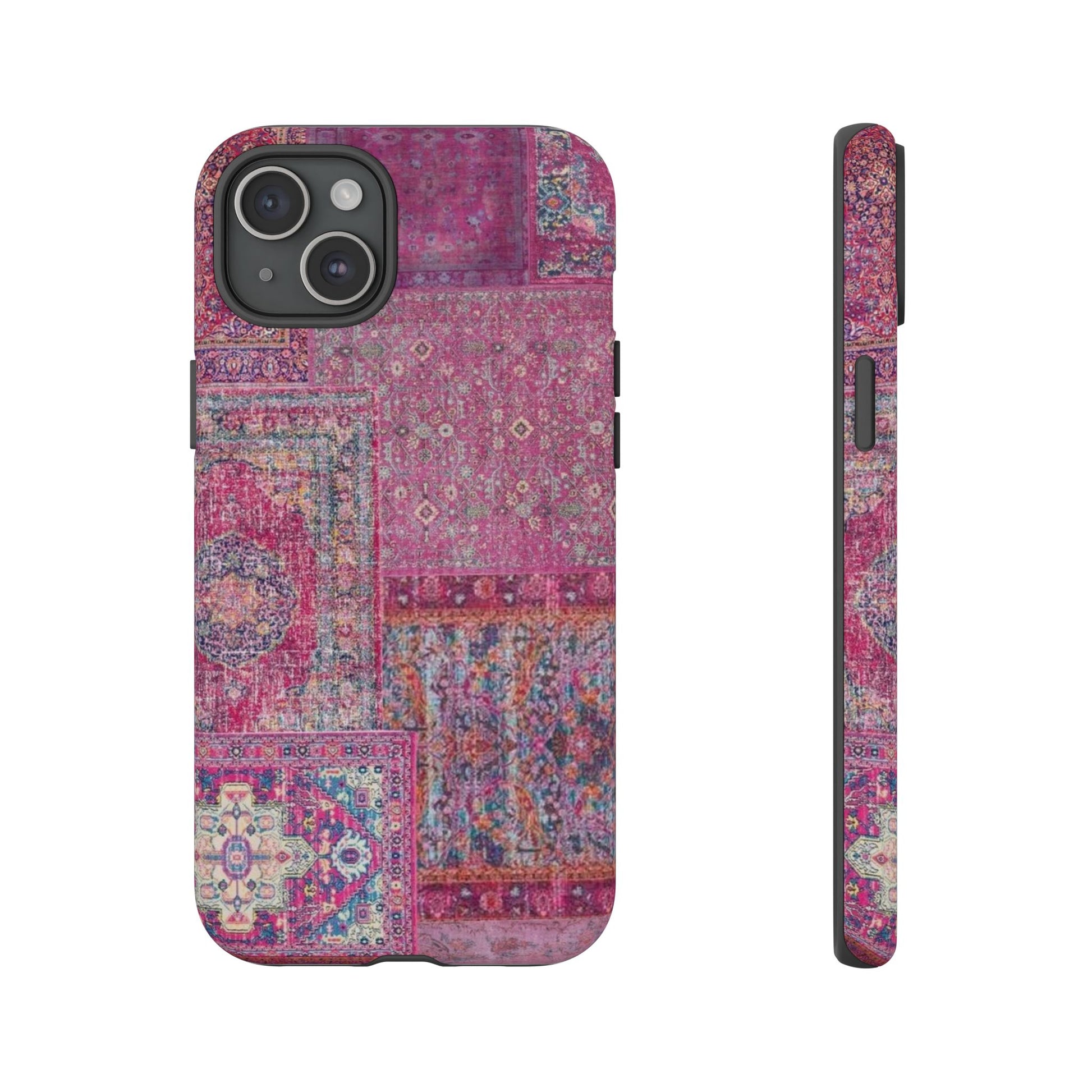 Dark Pink Persian Rug Case