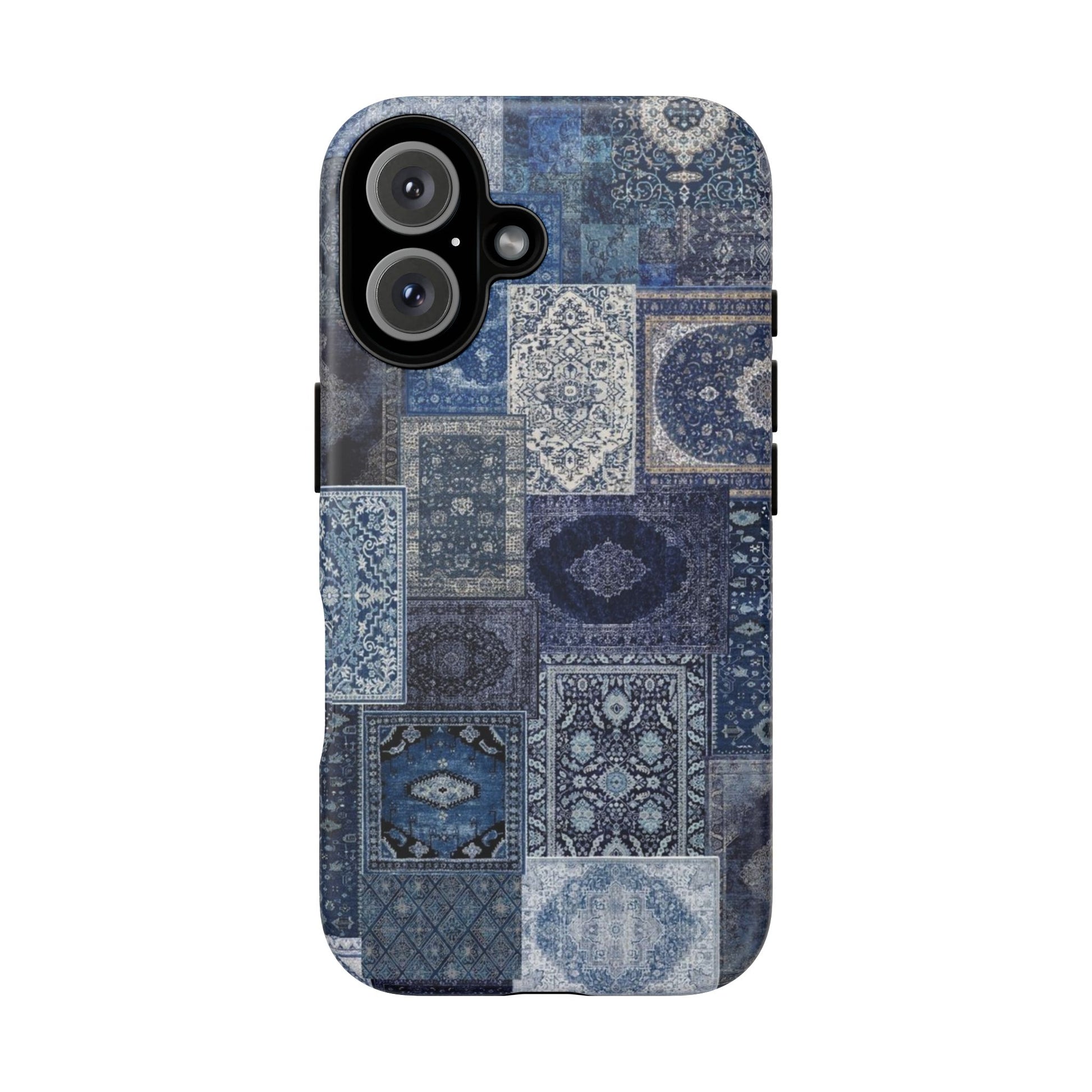 Blue Persian Rug Case (collage)