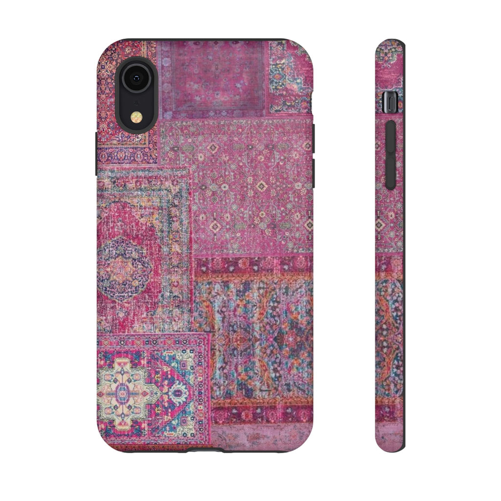 Dark Pink Persian Rug Case