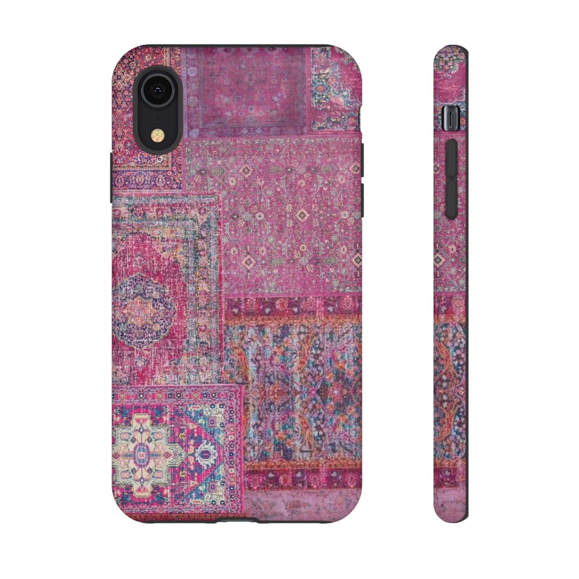 Dark Pink Persian Rug Case
