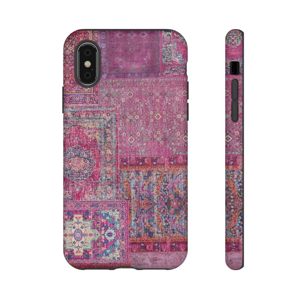 Dark Pink Persian Rug Case