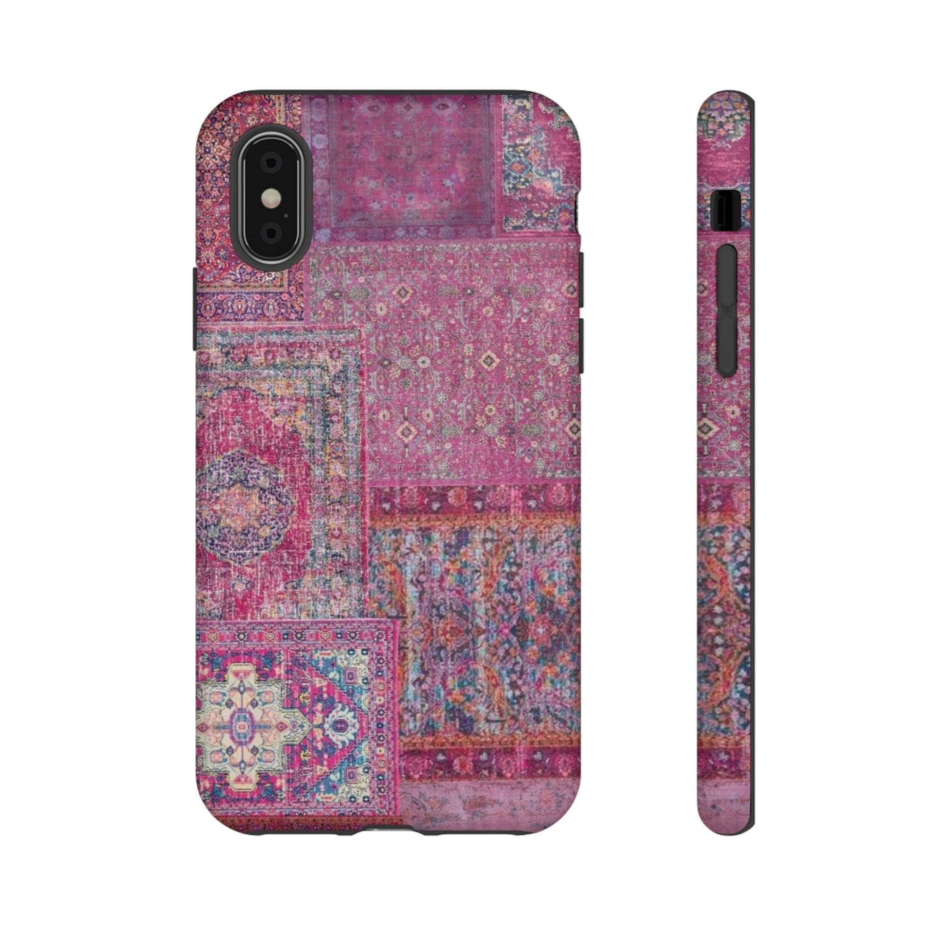Dark Pink Persian Rug Case