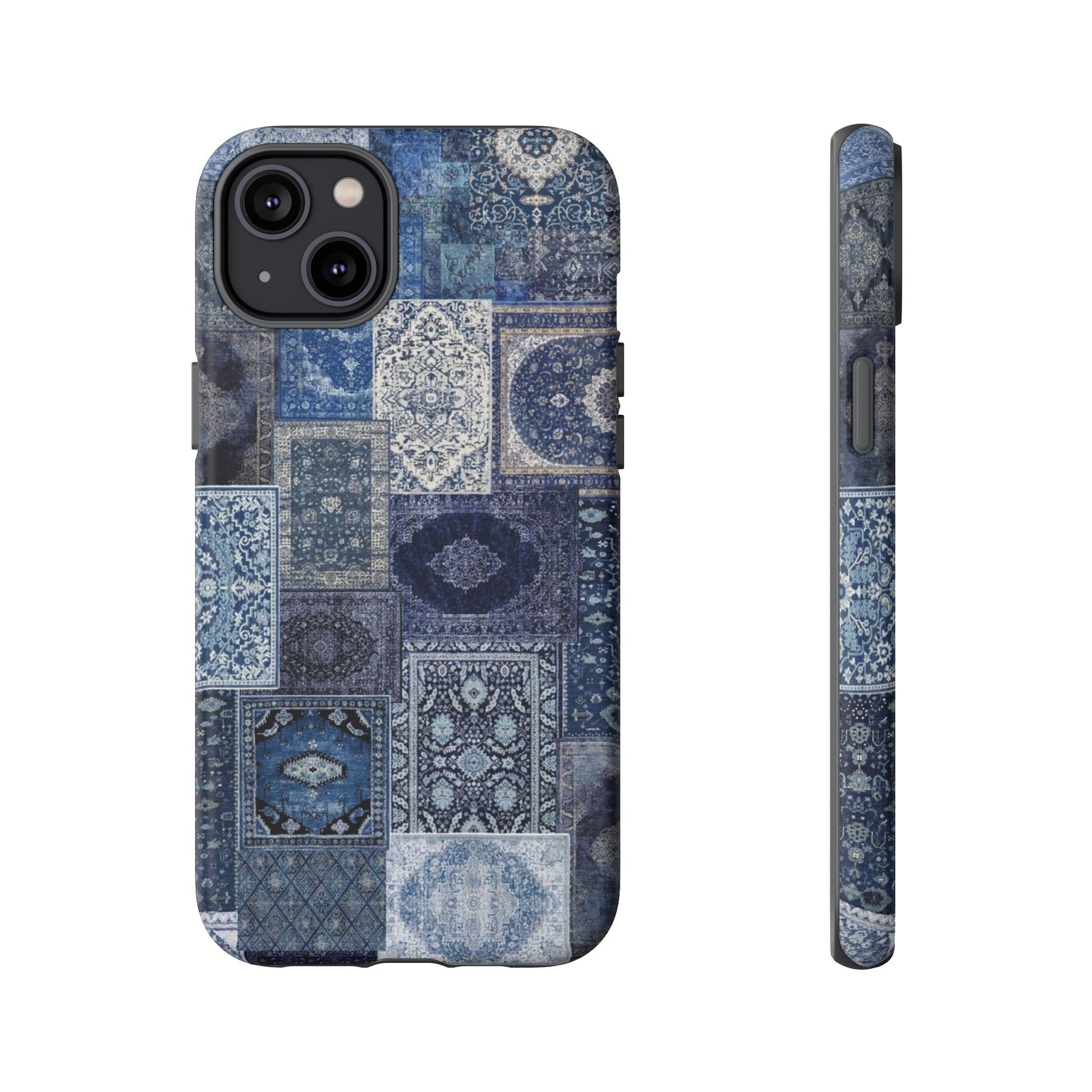 Blue Persian Rug Case (collage)