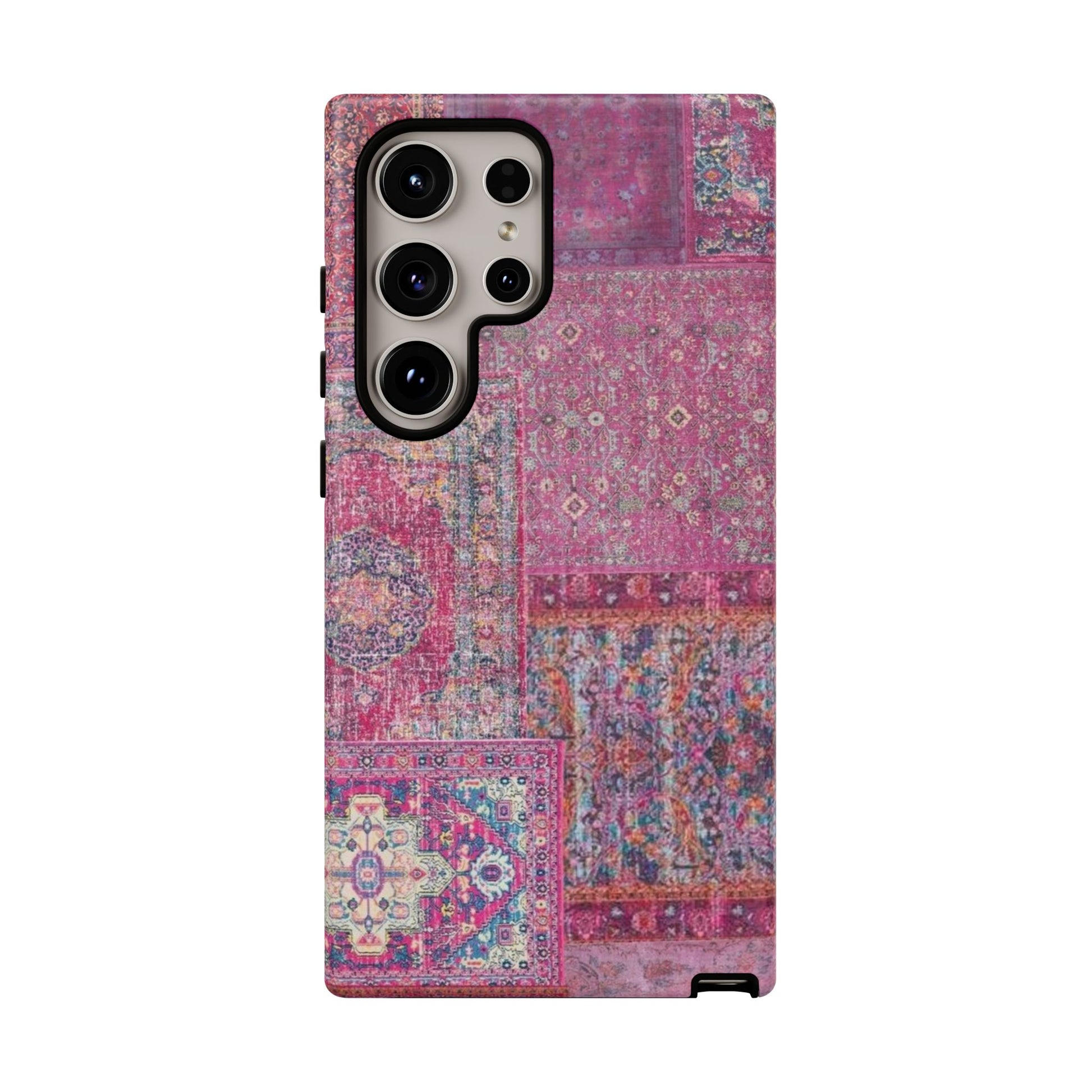 Dark Pink Persian Rug Case