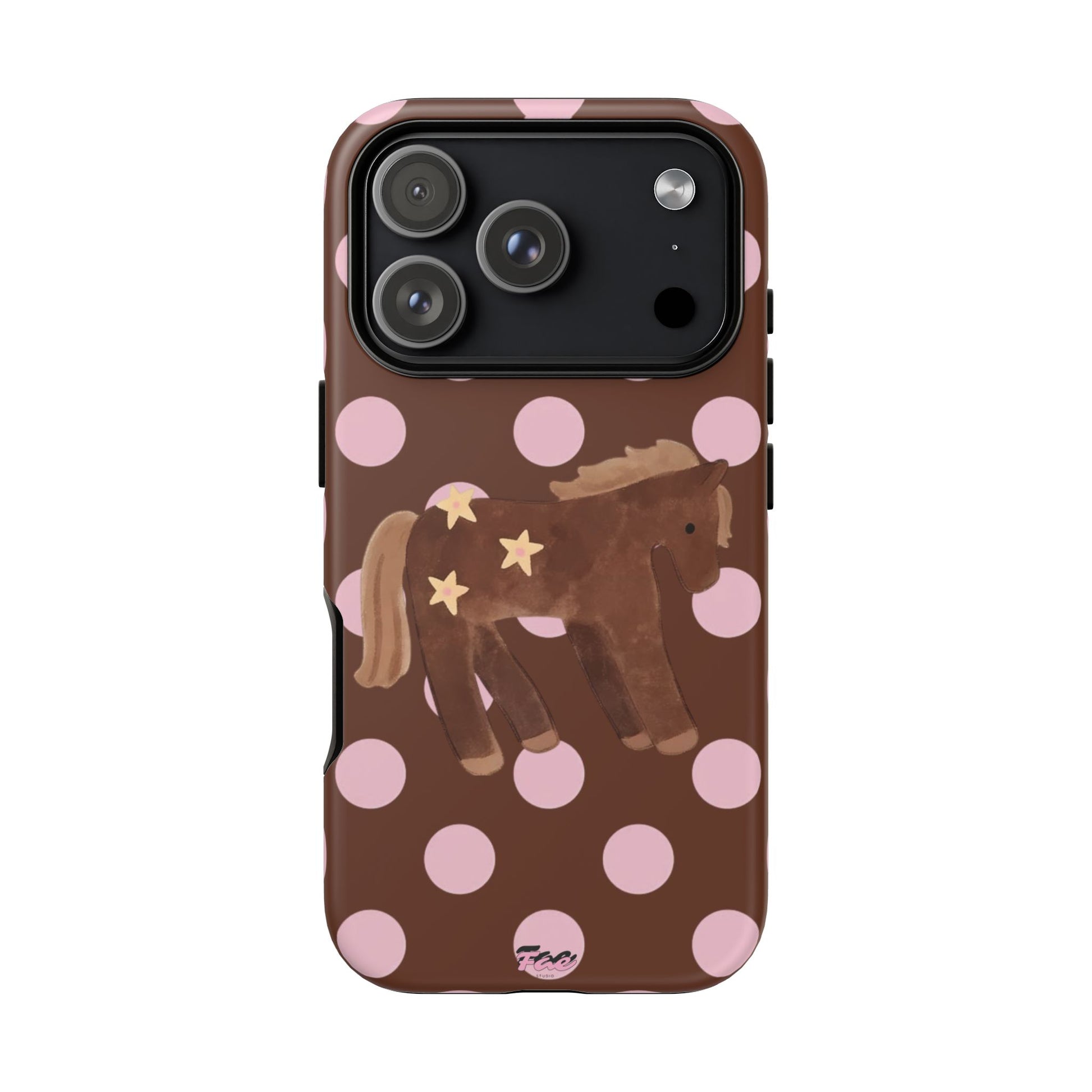 The horse year  case (brown)