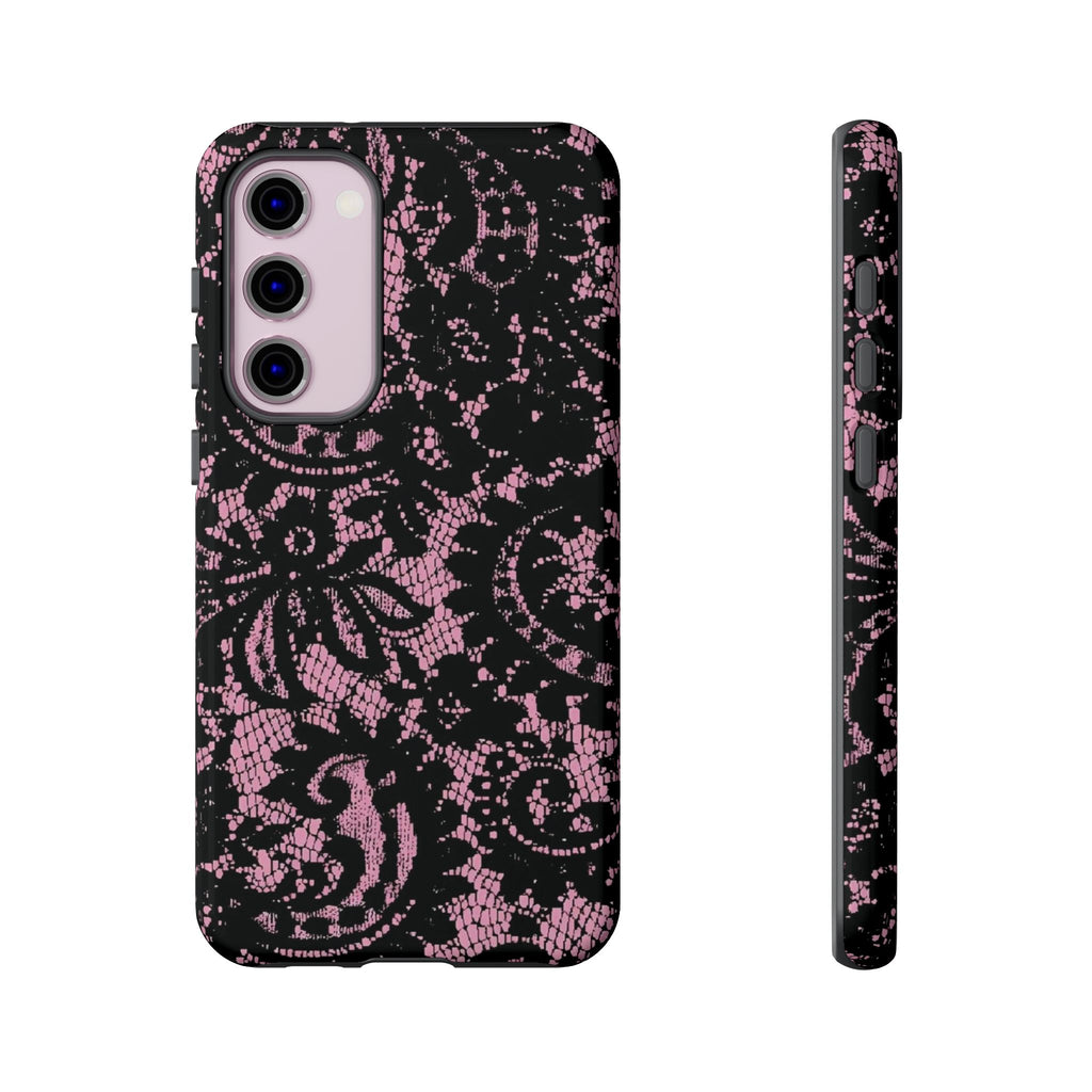Pink lace case