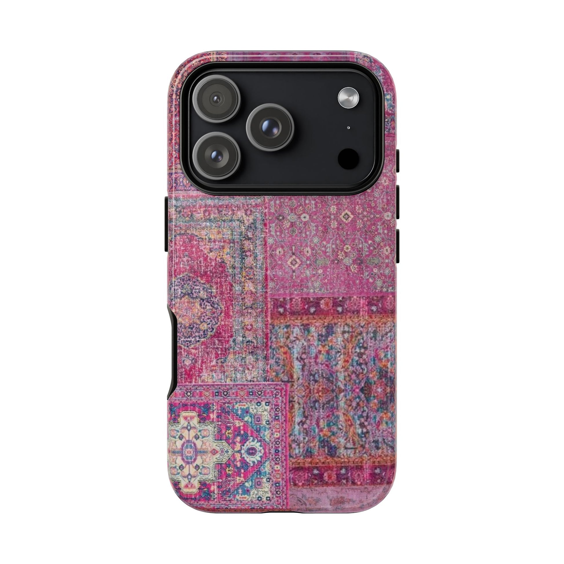 Dark Pink Persian Rug Case