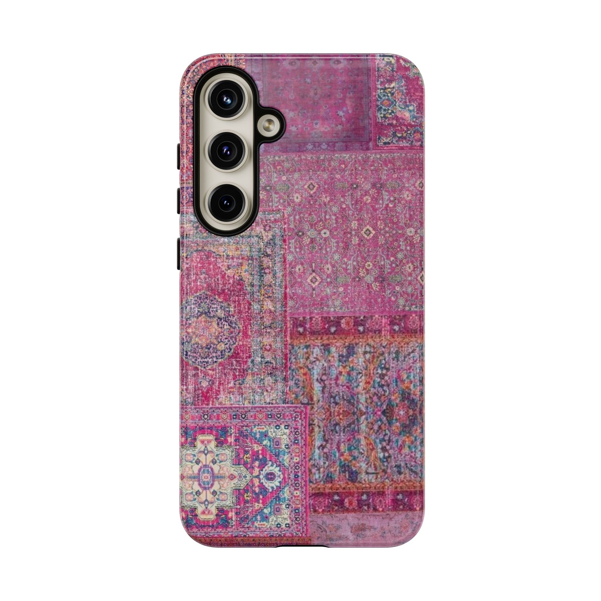 Dark Pink Persian Rug Case