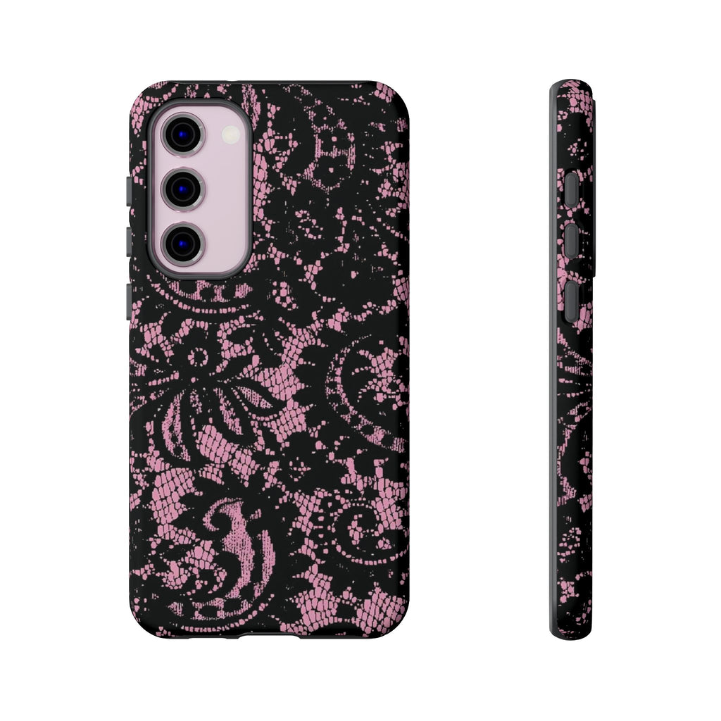 Pink lace case